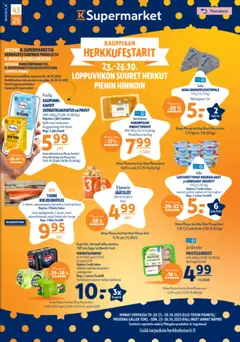 Esikatselu K-Supermarket tarjoukset voimassa alkaen 23/10/2025