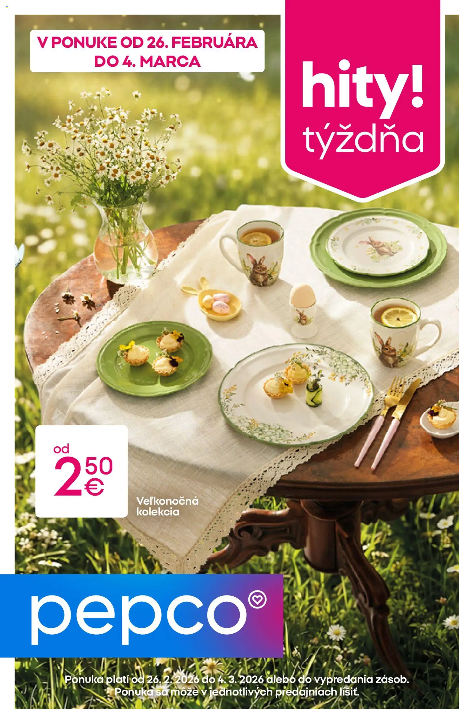 Pepco leták - strana 1- platný od 26.02.2026