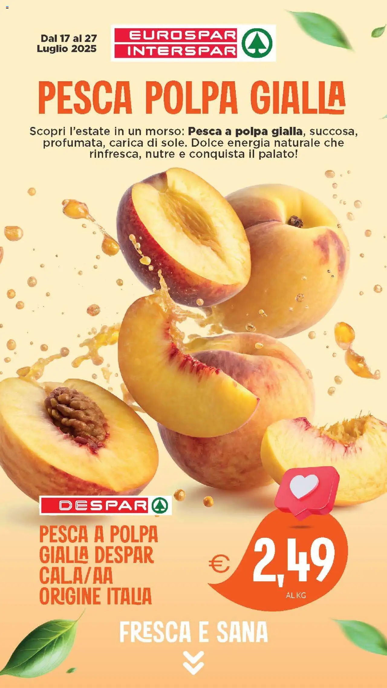 Eurospar Frutta di Stagione catalogo - pagina 3 - valido dal 17/07/2025