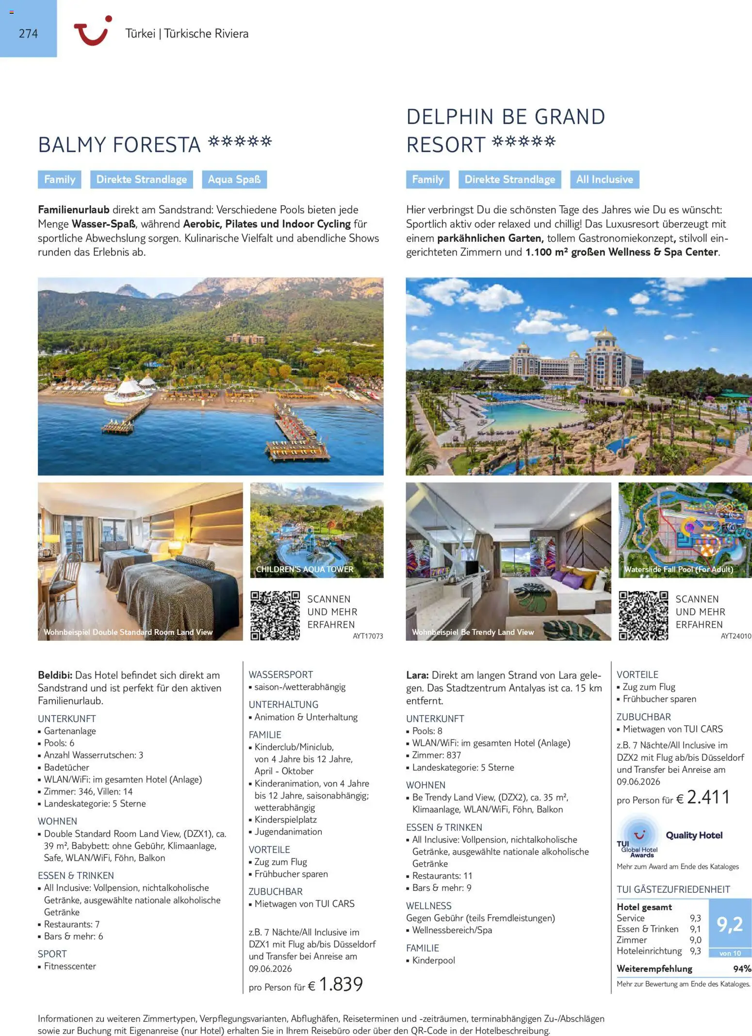 Aida  Südeuropa & Nordafrika 2026/27 - Seite 274 - gültig ab 01.01.2026