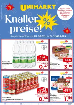 Vorschau Unimarkt Süd gültig ab 30.07.2025