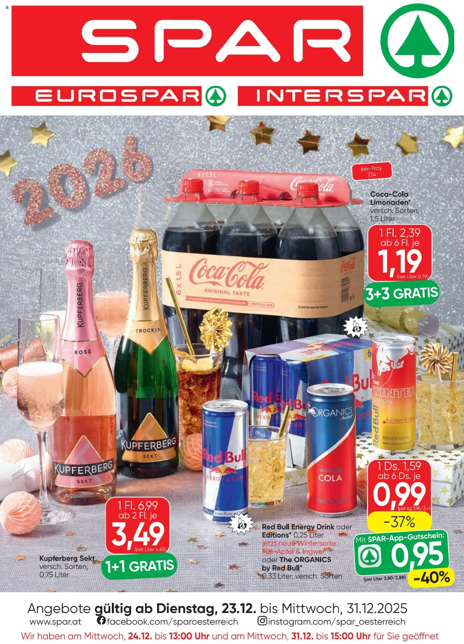 Spar Flugblatt - Seite 1- gültig ab 23.12.2025