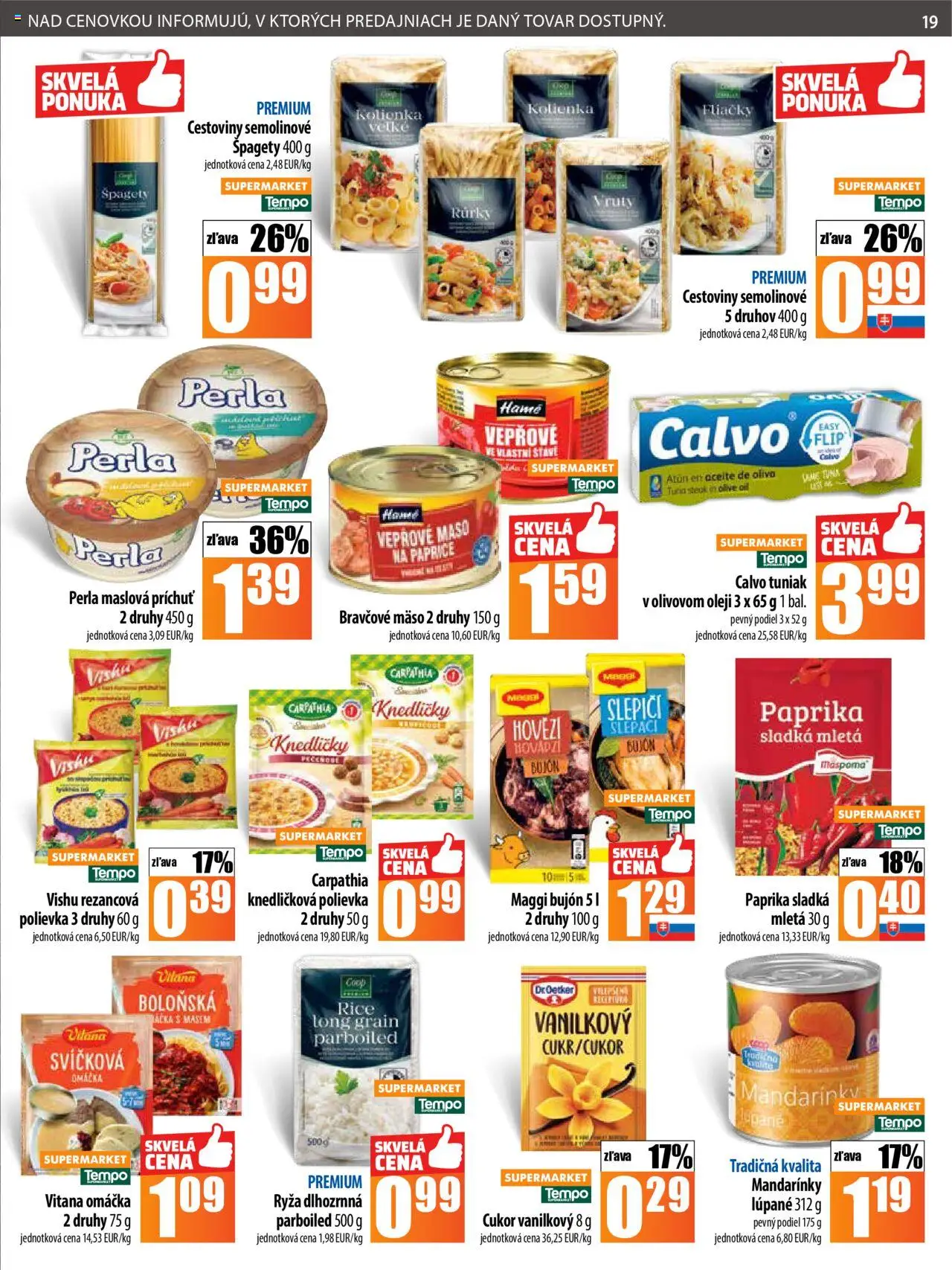 COOP Jednota leták - strana 19- platný od 17.07.2025