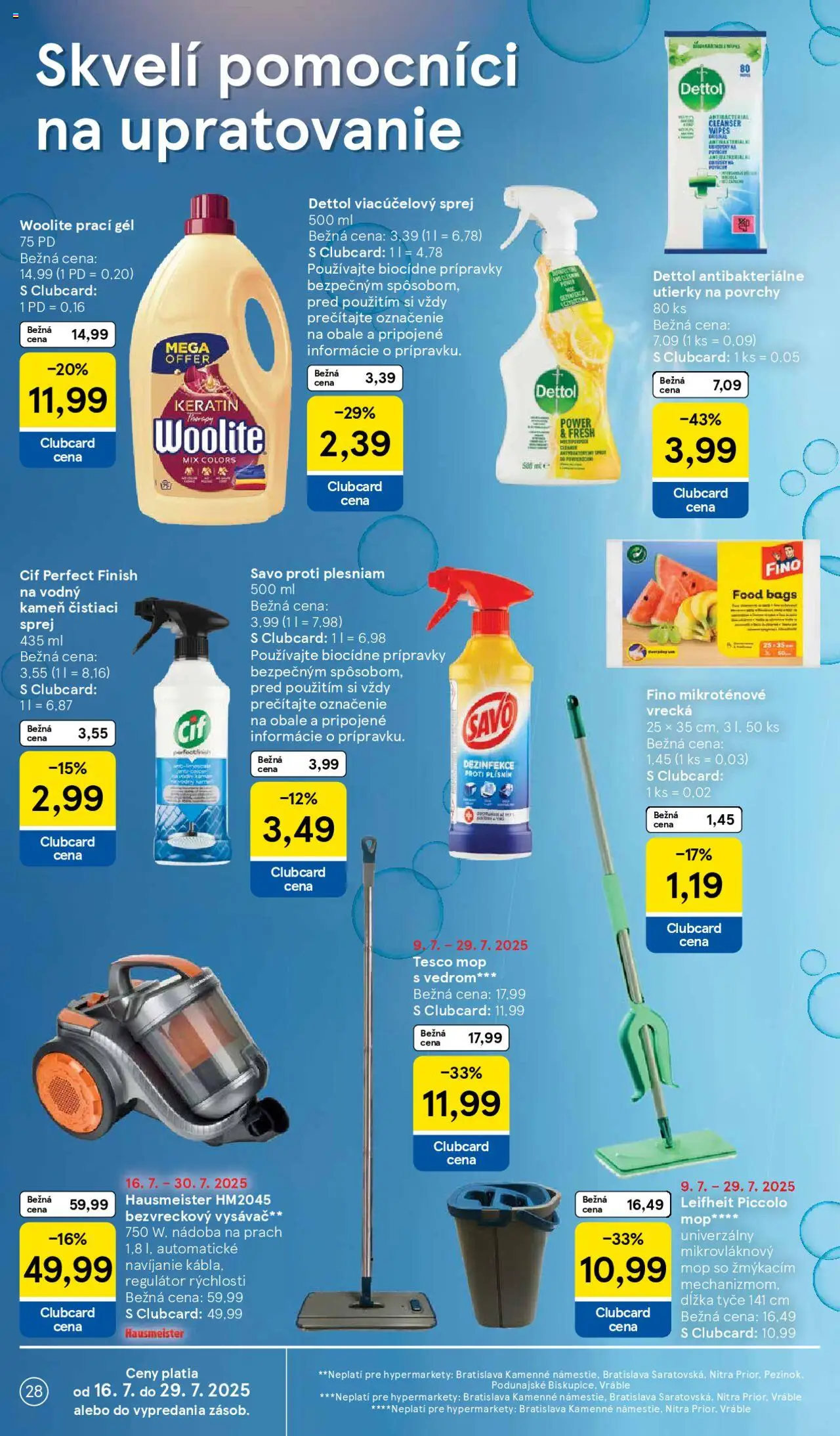 Tesco Hypermarket - leták - strana 28- platný od 16.07.2025