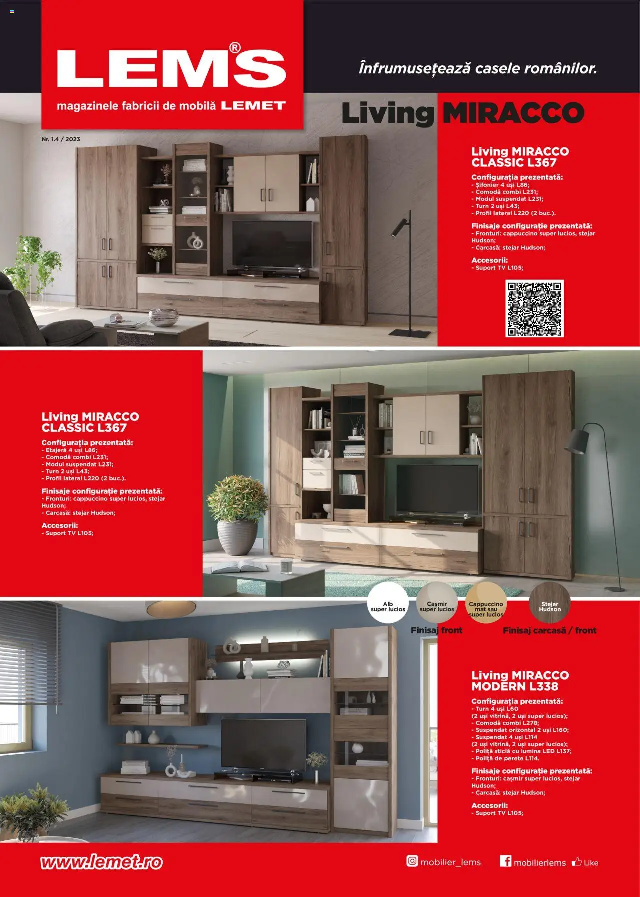 Lem’s catalog - Living și Dormitor Miracco - pagina 1- valabil de la 20.11.2023
