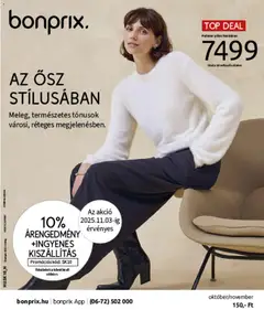 Előnézet Bonprix akció katalógus + Az ősz stílusában érvényes 2025.11.04.-tól