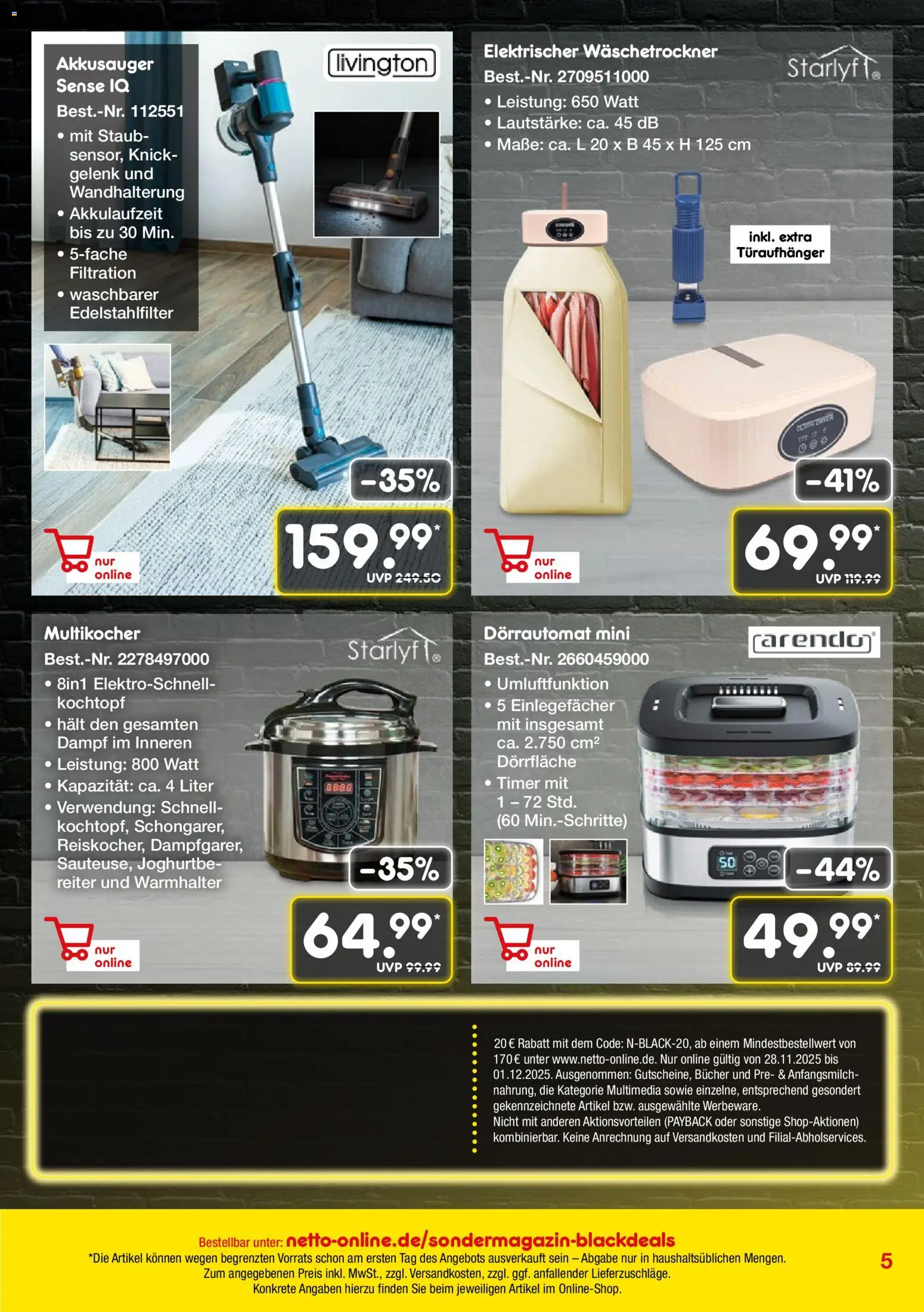 Netto Marken-Discount - Black Friday - Seite 5 - gültig ab 20.11.2025