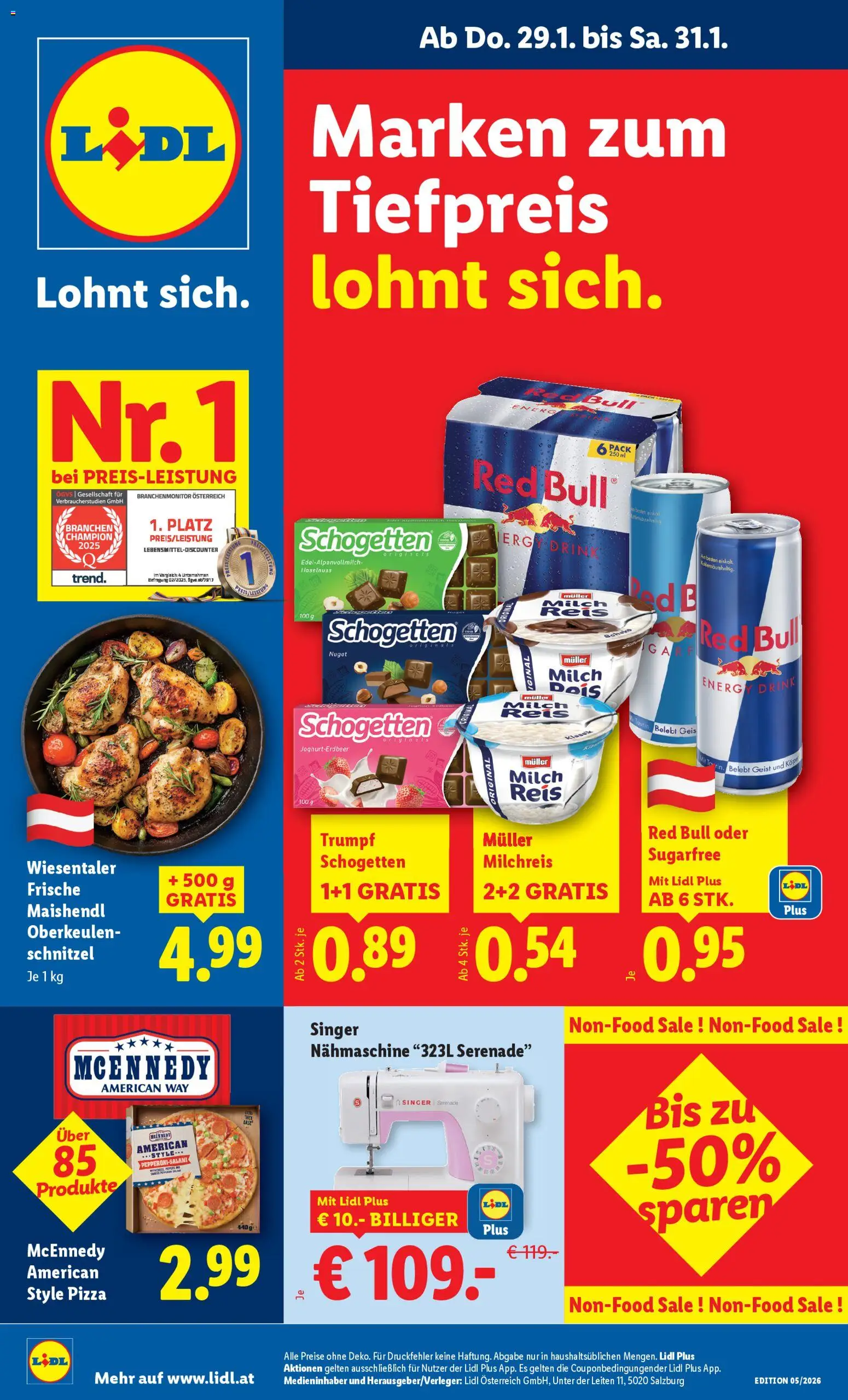 Lidl Flugblatt - Seite 1- gültig ab 29.01.2026
