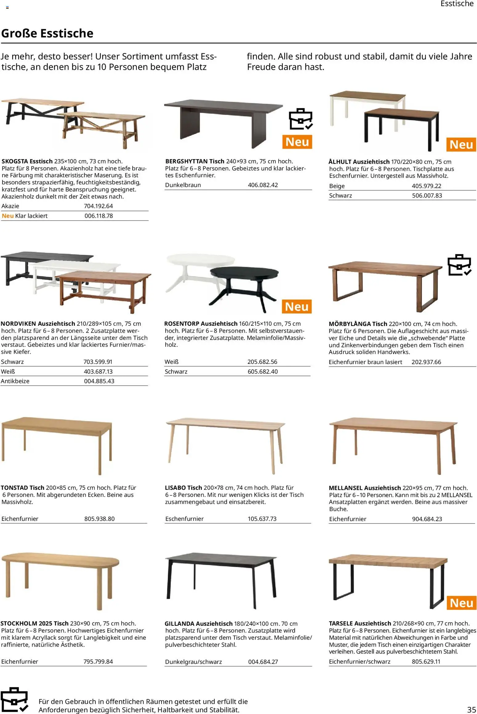 Ikea Essplatz - Seite 35 - gültig ab 02.01.2026