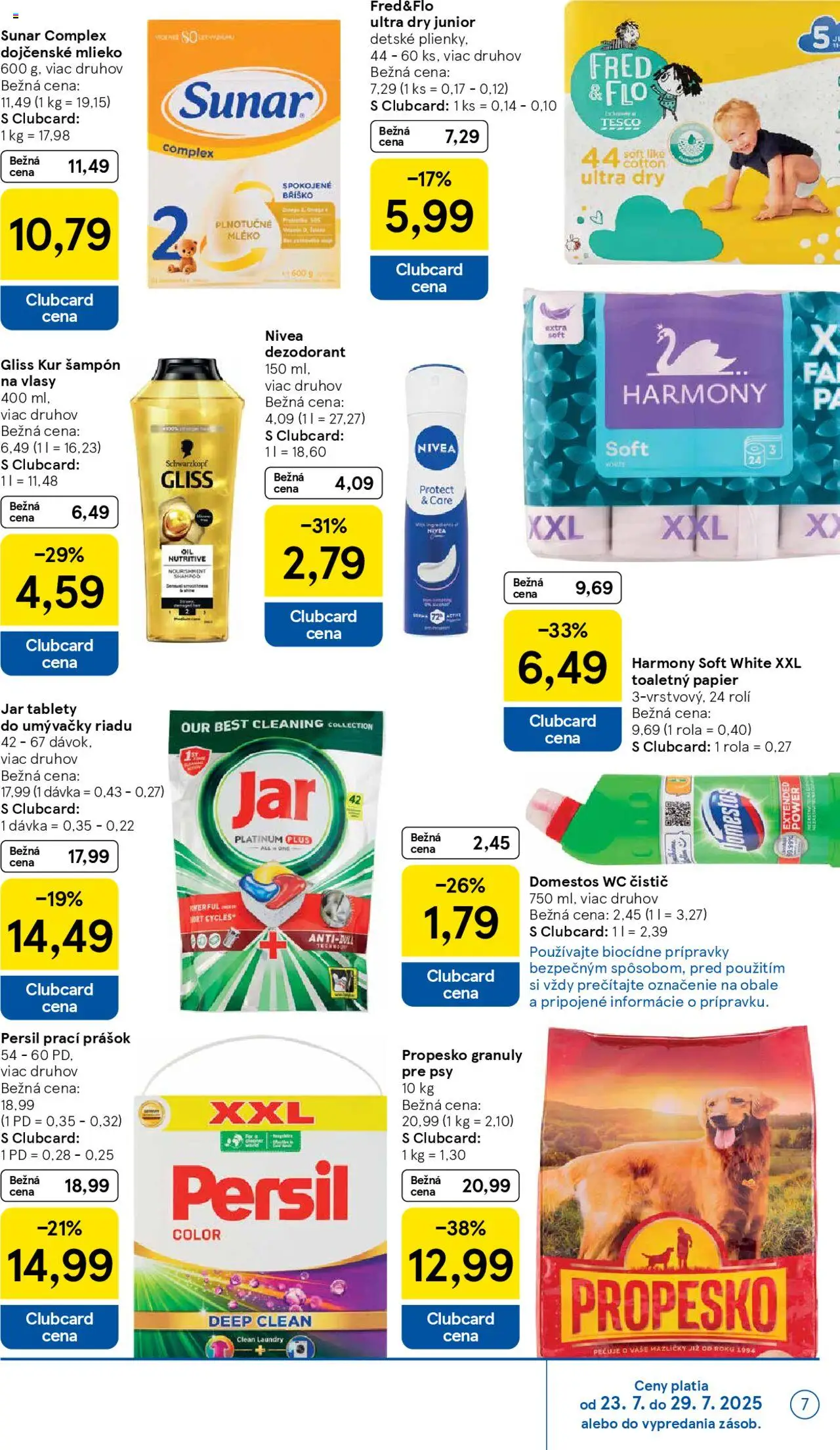 Tesco Hypermarket - leták - strana 7- platný od 23.07.2025