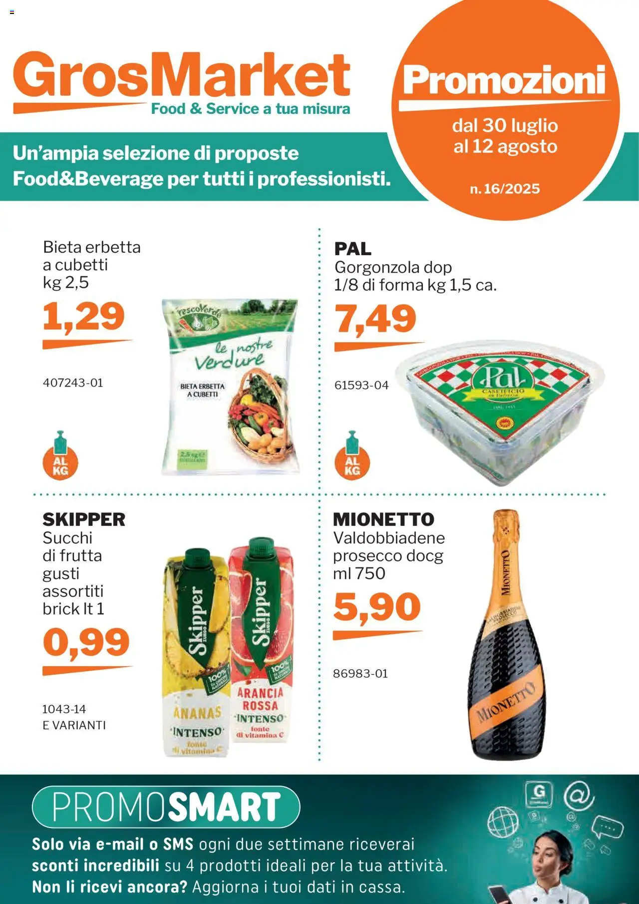Volantino Sogegross	 - pagina 1 - valido dal 30/07/2025