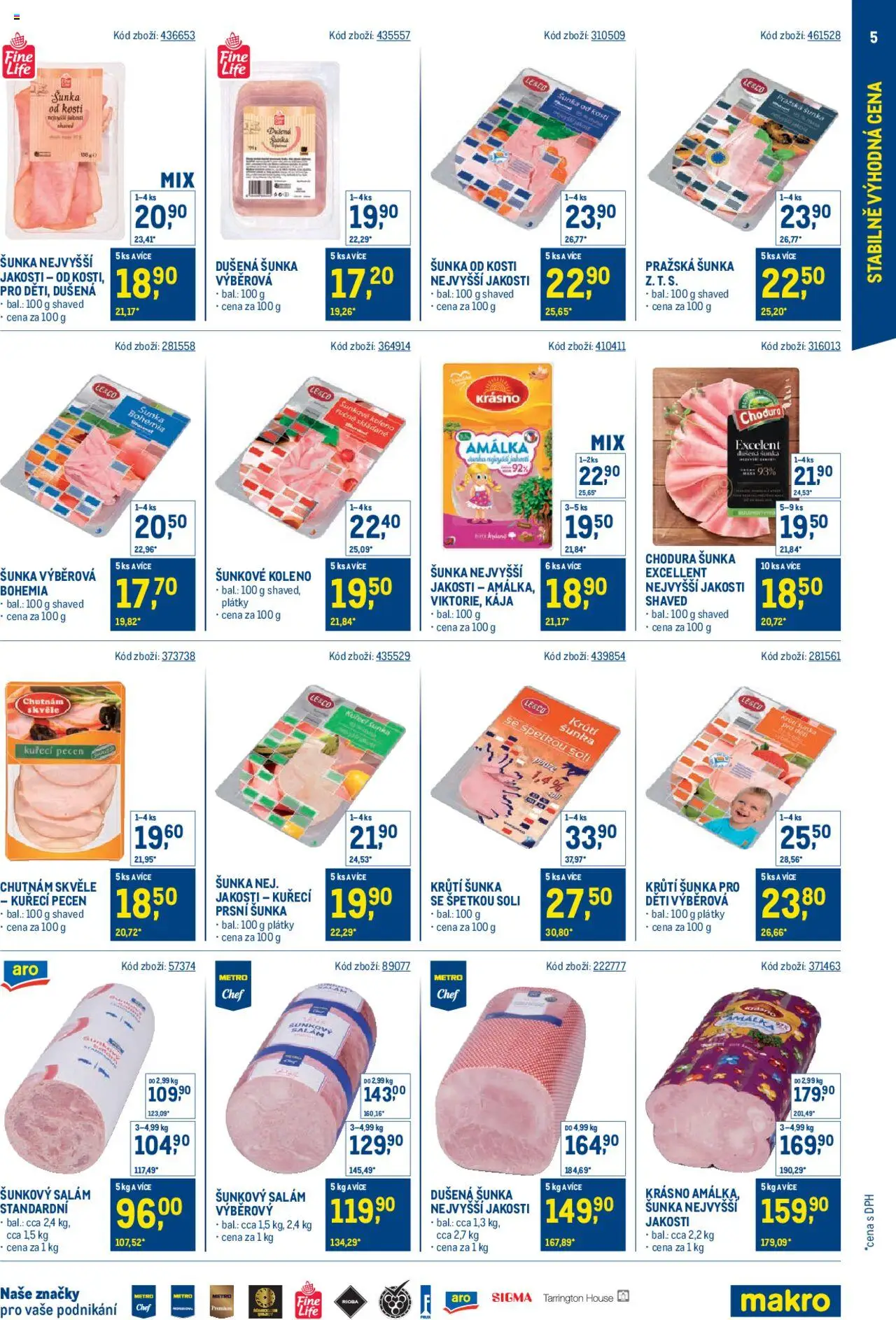 Makro leták - Stabilně výhodná cena - maloobchod - strana 5- platný od 21.05.2025