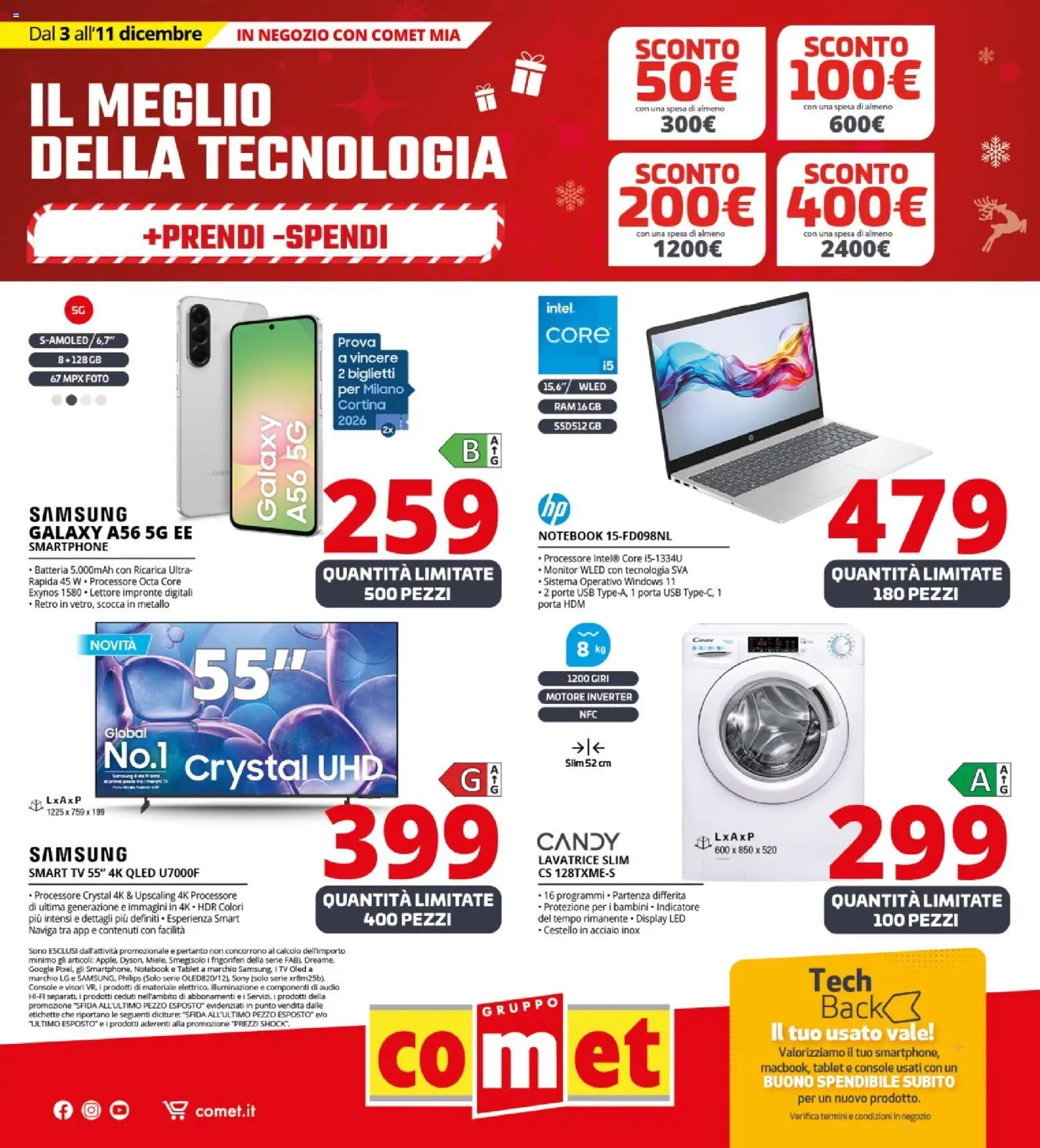 Volantino Comet	 - pagina 1 - valido dal 03/12/2025