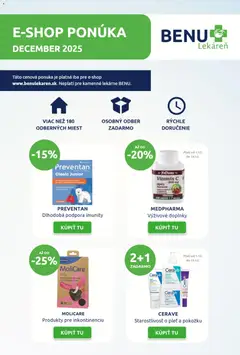 BENU Lekáreň leták platný od 01.12.2025