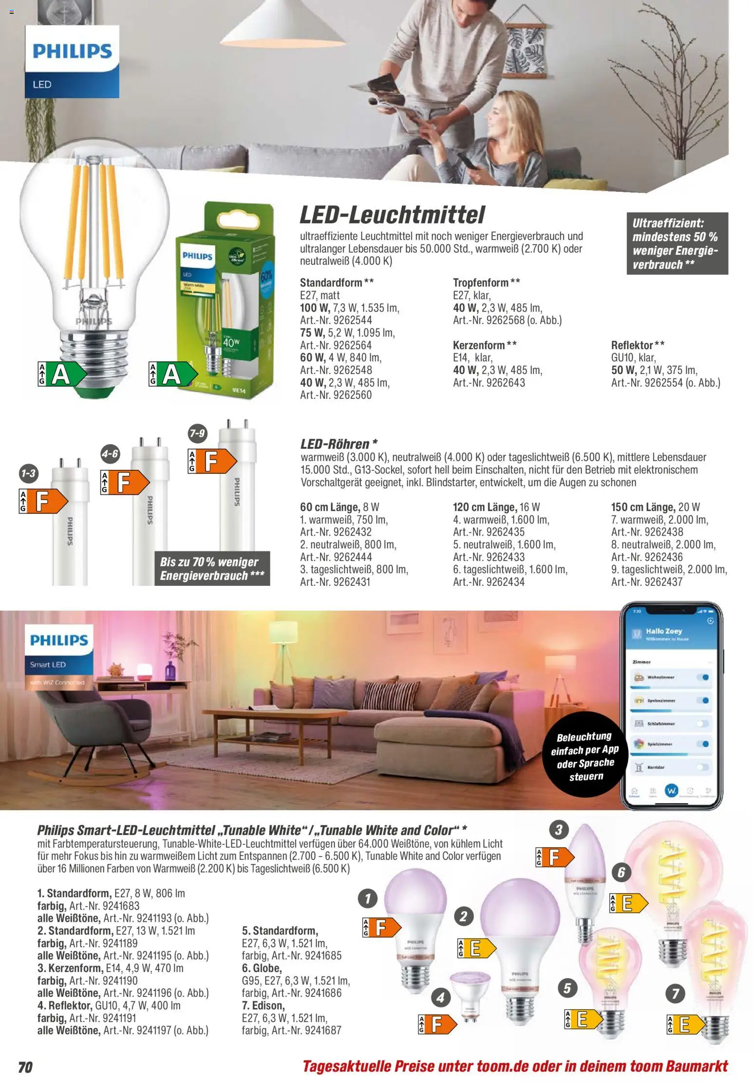 Toom Baumarkt  Wohnen & Haushalt 2026 - Seite 70 - gültig ab 01.01.2026