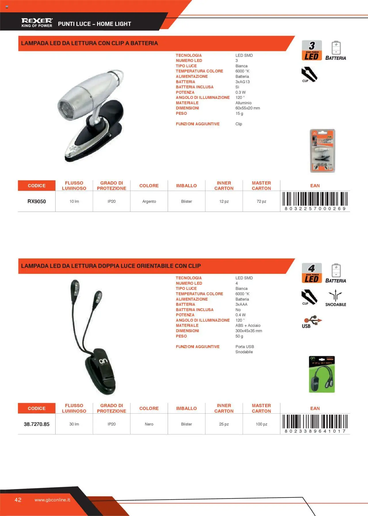 GBC Torce catalogo - pagina 42 - valido dal 31/05/2025