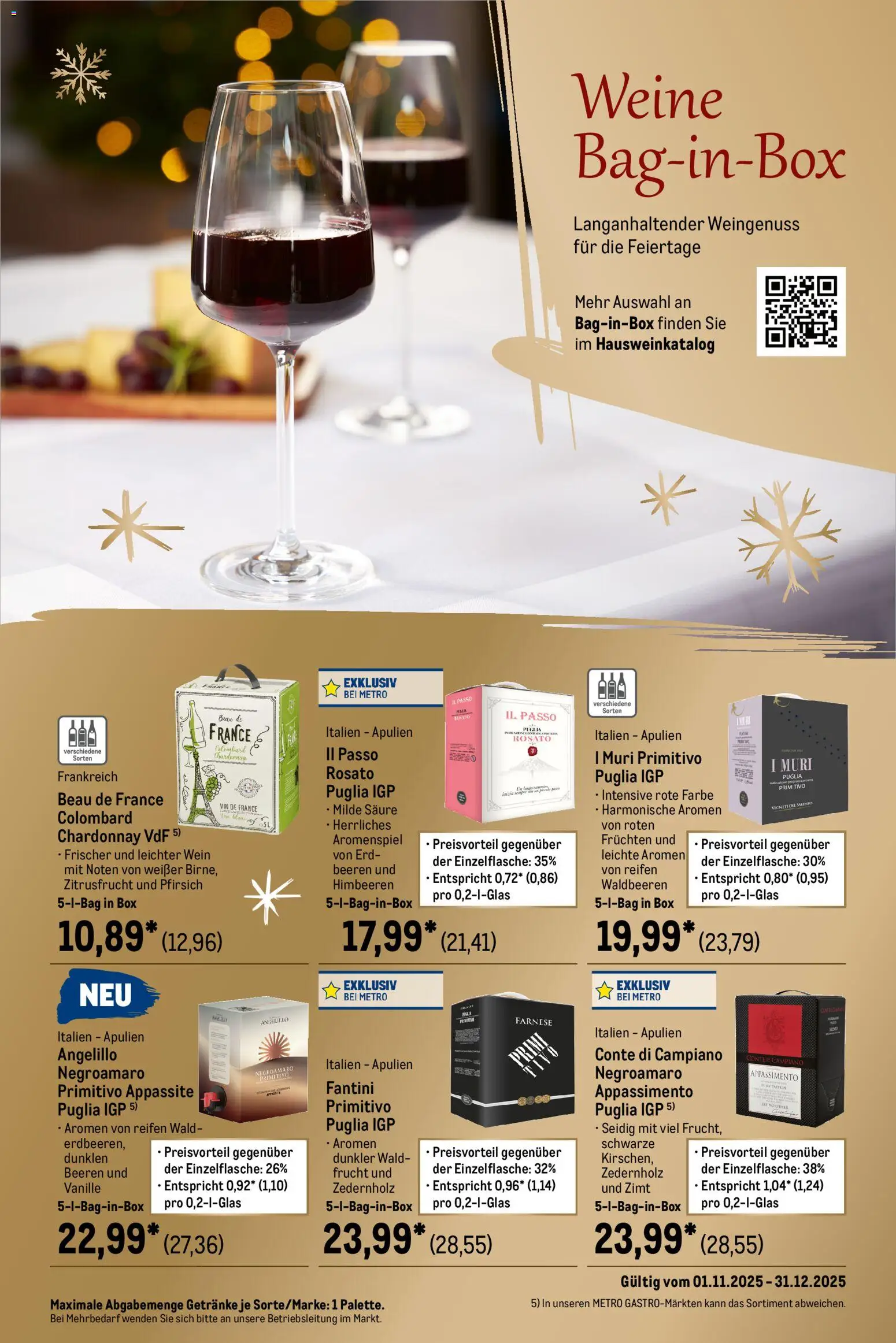Metro Saisonkatalog Festliche Momente - Seite 39 - gültig ab 01.11.2025