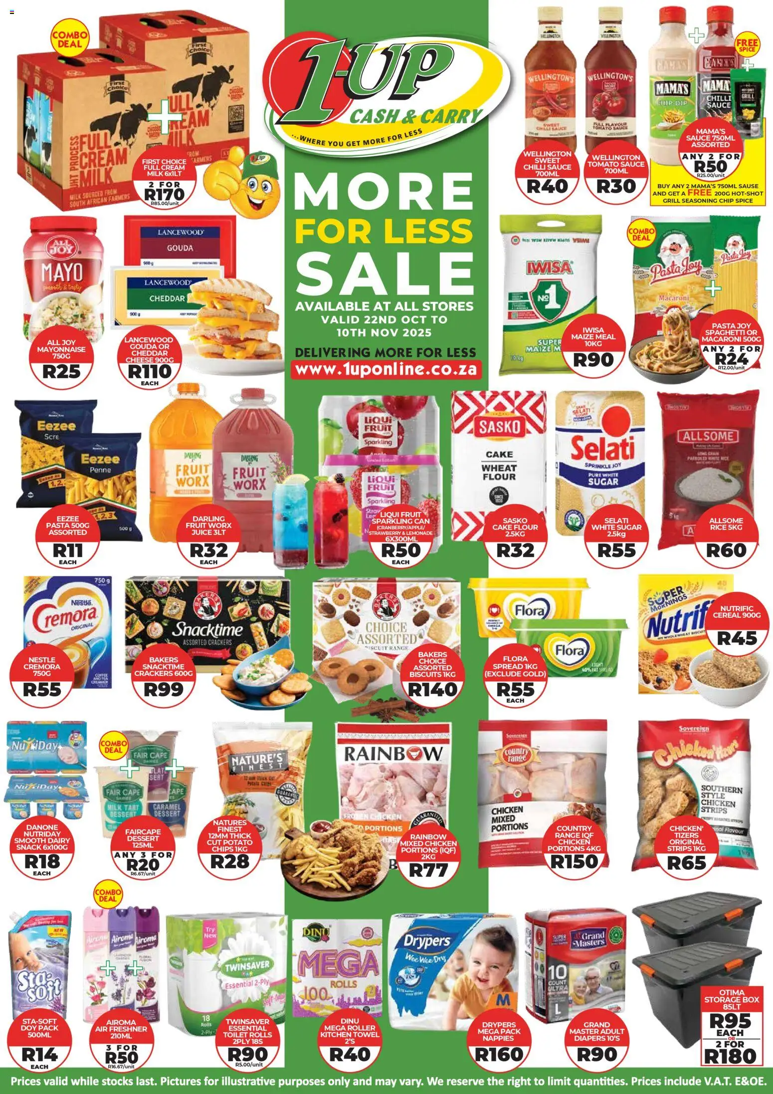 1UP Cash & Carry Specials - page 1- valid from 22/10/2025
