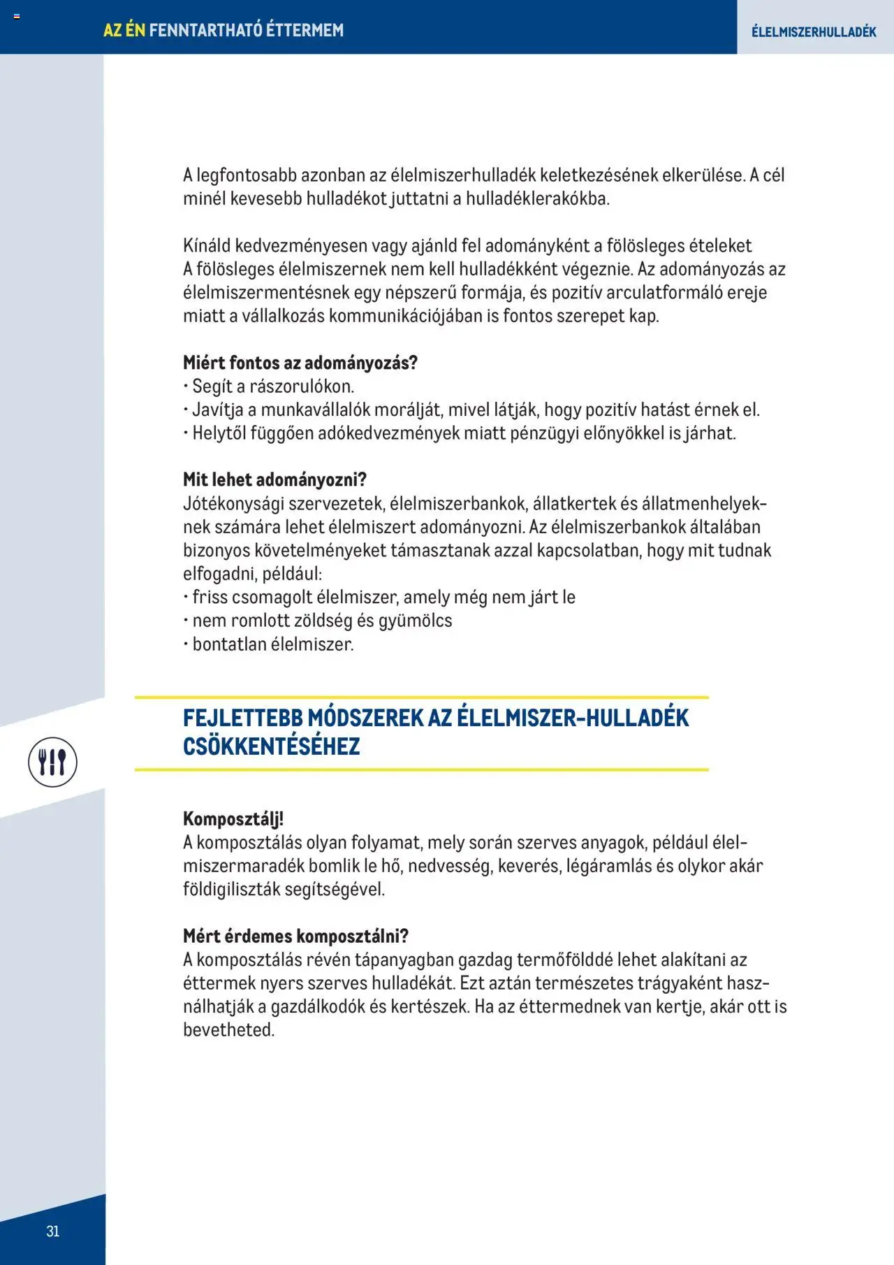 Metro - Fenntartható Gasztronómia booklet - 31oldal - érvényes 2023.06.07.-tól