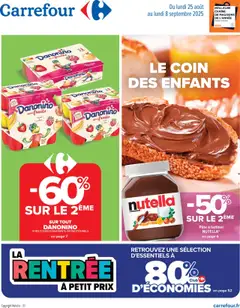 Aperçu Carrefour catalogue semaine 35 valable à partir du 25/08/2025