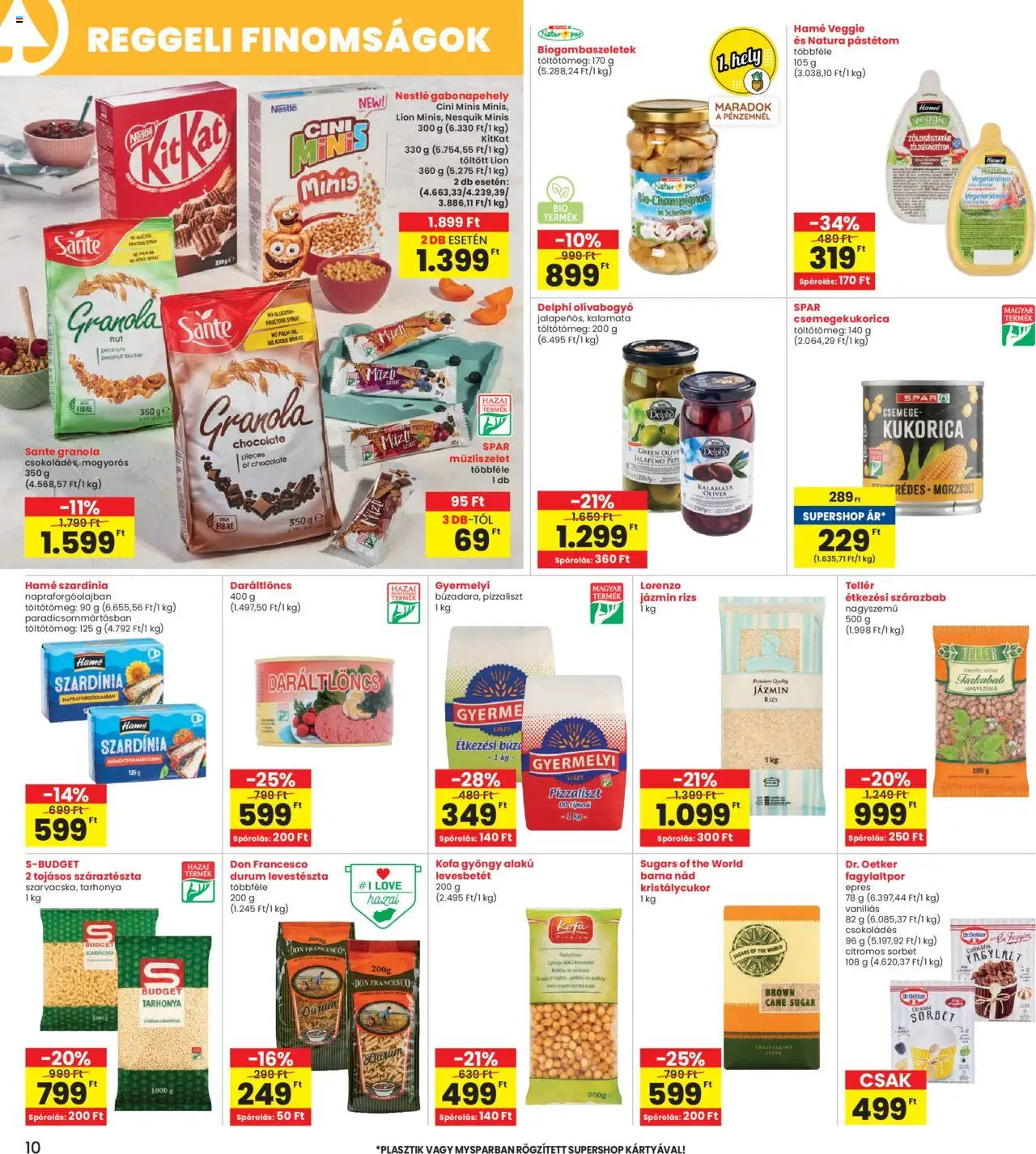 Interspar Akciós újság - 10oldal - érvényes 2025.07.17.-tól