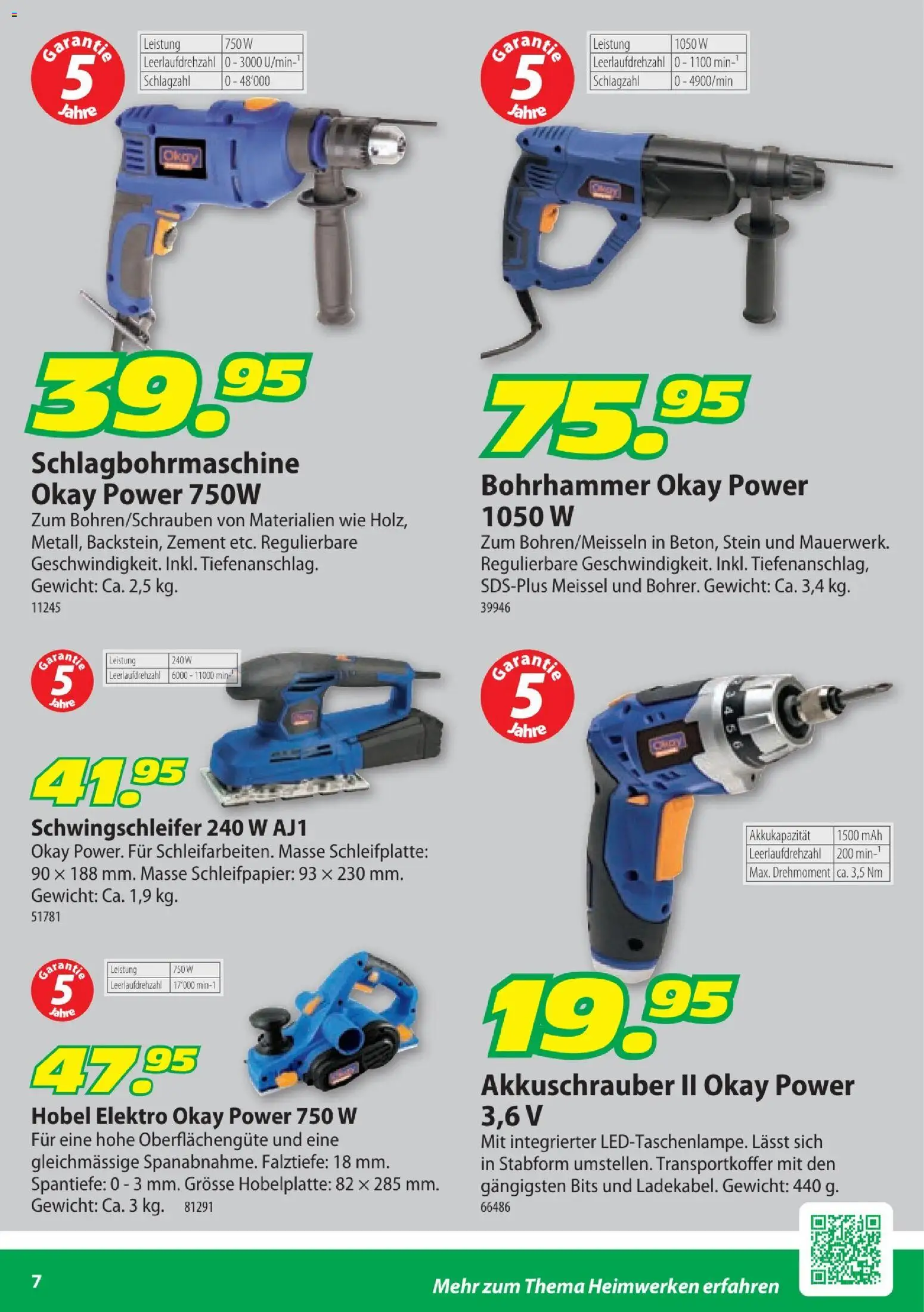 Landi Aktionen Heimwerker - page 7- valid from 30.01.2026