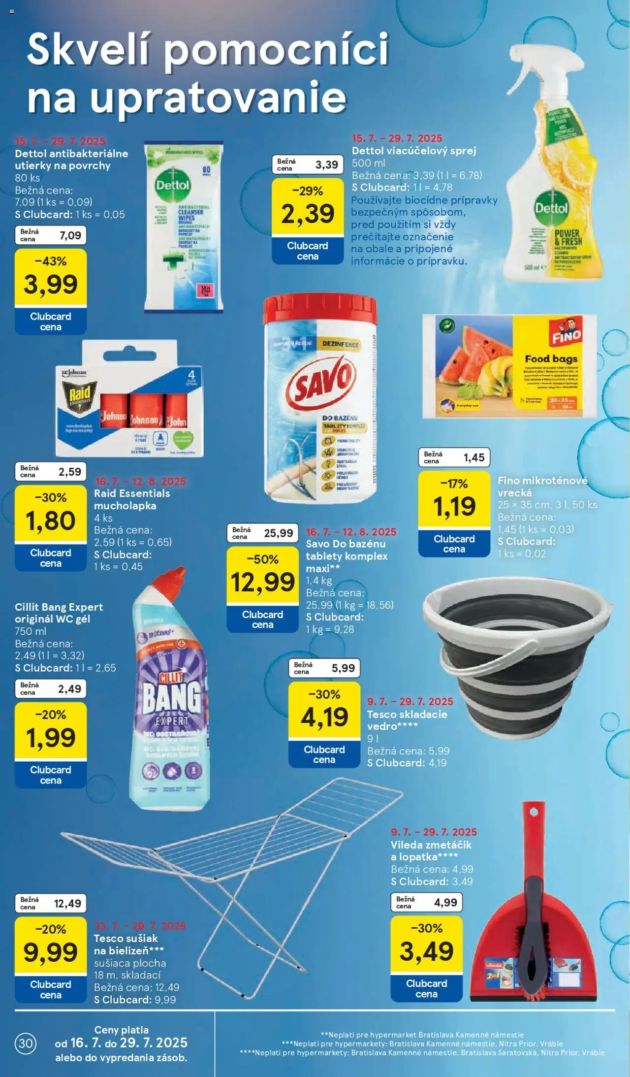 Tesco Hypermarket - leták - strana 30- platný od 23.07.2025
