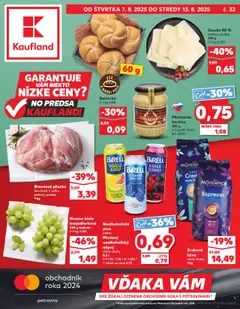 Kaufland leták platný od 07.08.2025