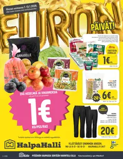 Esikatselu Halpa Halli tarjoukset voimassa alkaen 07/01/2026