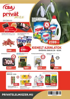 Előnézet PRIVÁT - Aktuális szórólap MAX érvényes 2026.01.29.-tól