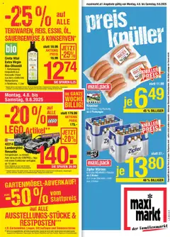 Vorschau Maximarkt Flugblatt gültig ab 04.08.2025