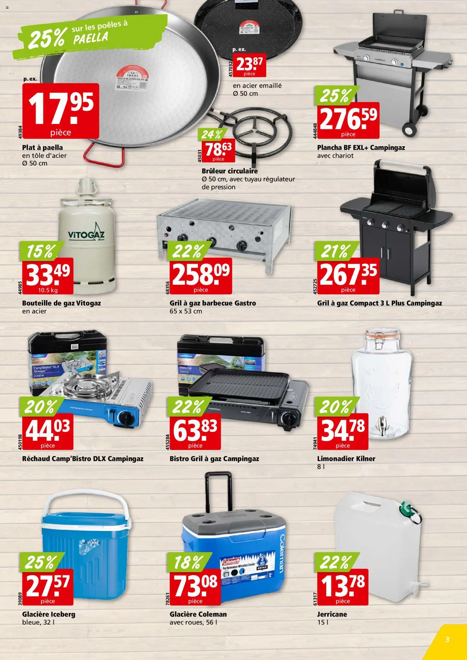 Aligro Aktionen Terrasses Chavannes, Matran, Genève, Sion - page 3- valid from 02.04.2026