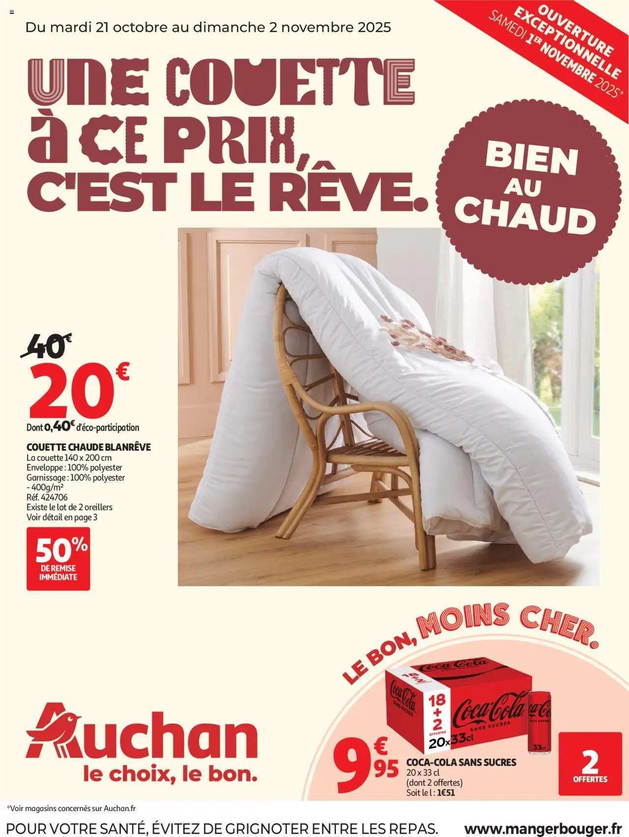 Auchan prospectus - page 1 - valable à partir du 21/10/2025