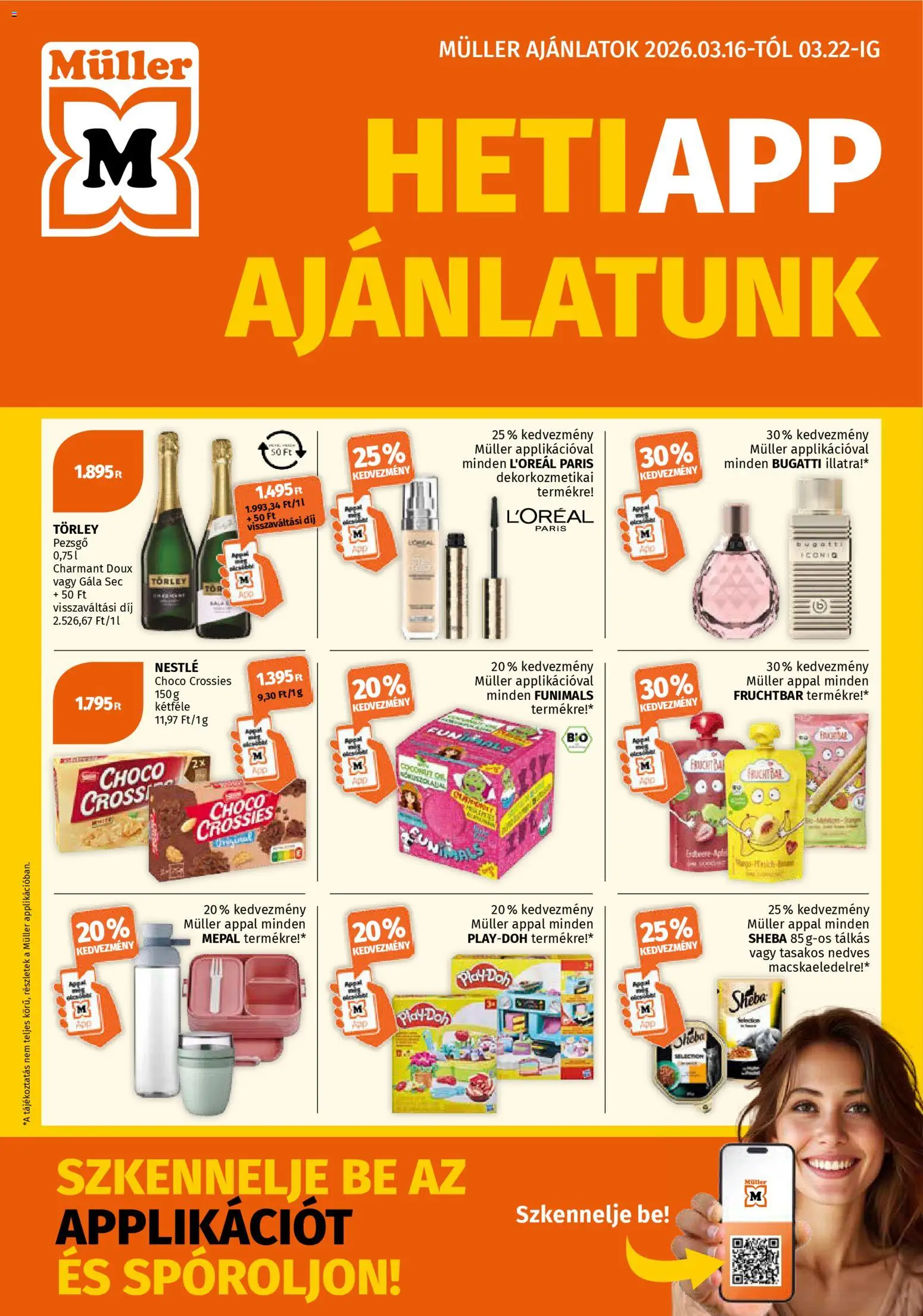 Müller akciós újság - 1oldal - érvényes 2026.03.16.-tól