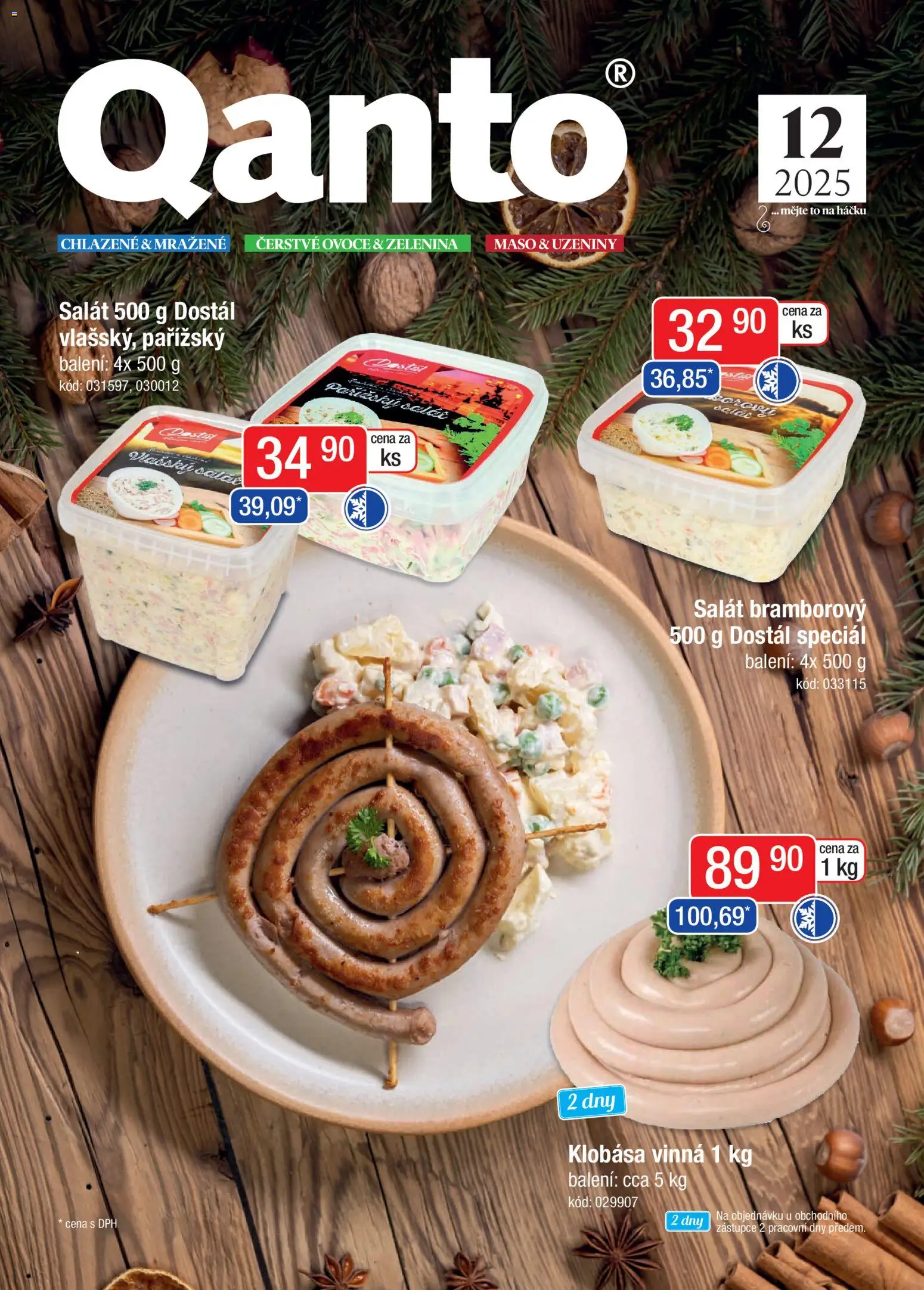 Astur & Qanto leták - Velkoobchod fresh 12/2025 - strana 1- platný od 01.12.2025