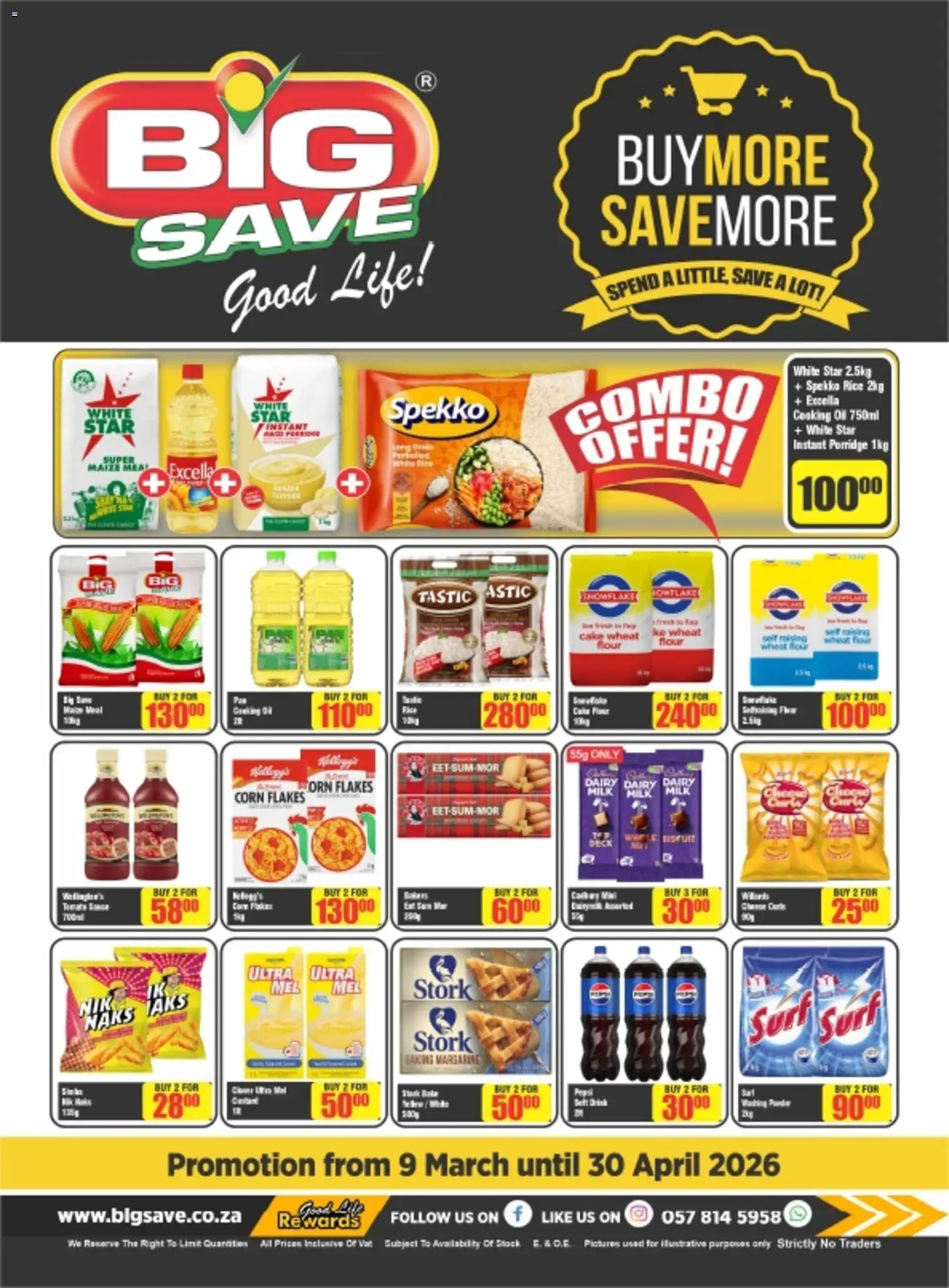 Big Save Specials - page 1- valid from 09/03/2026
