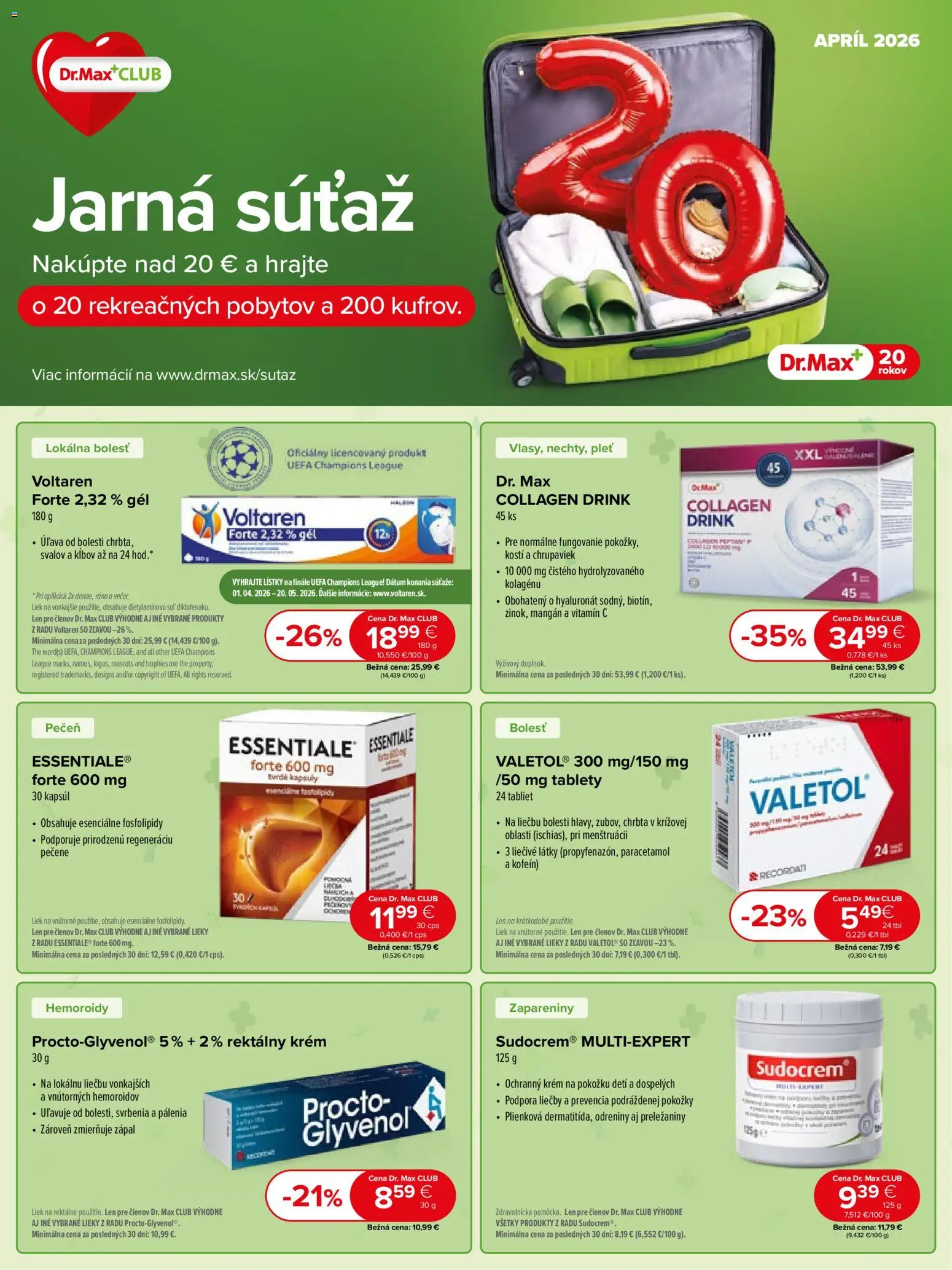 Dr. Max leták - strana 1- platný od 01.04.2026