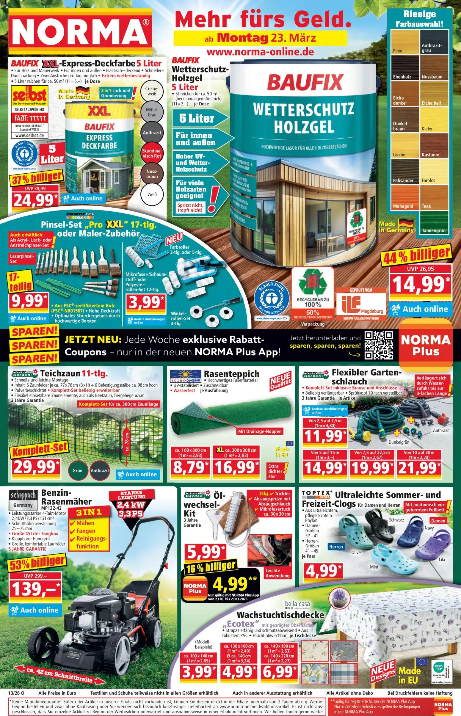 Norma Prospekt 	 - Seite 1 - gültig ab 23.03.2026