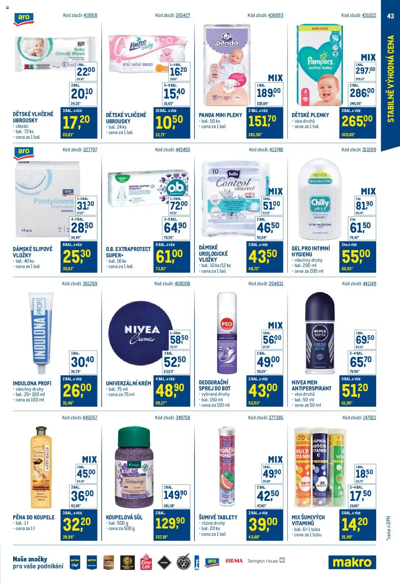 Makro leták - Stabilně výhodná cena - maloobchod - strana 43- platný od 21.05.2025