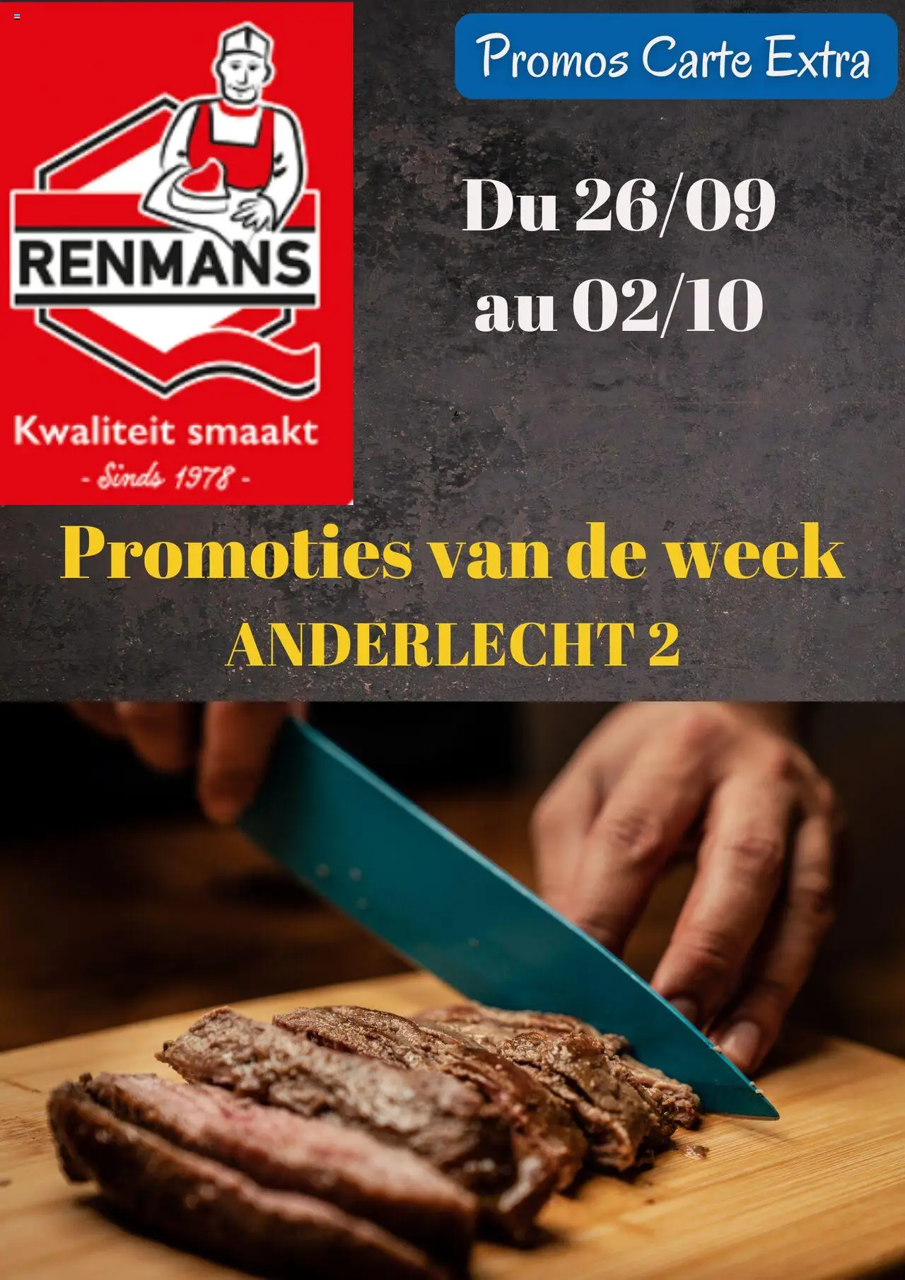 Renmans folder / publicité - pagina 1- geldig vanaf 26/09/2025
