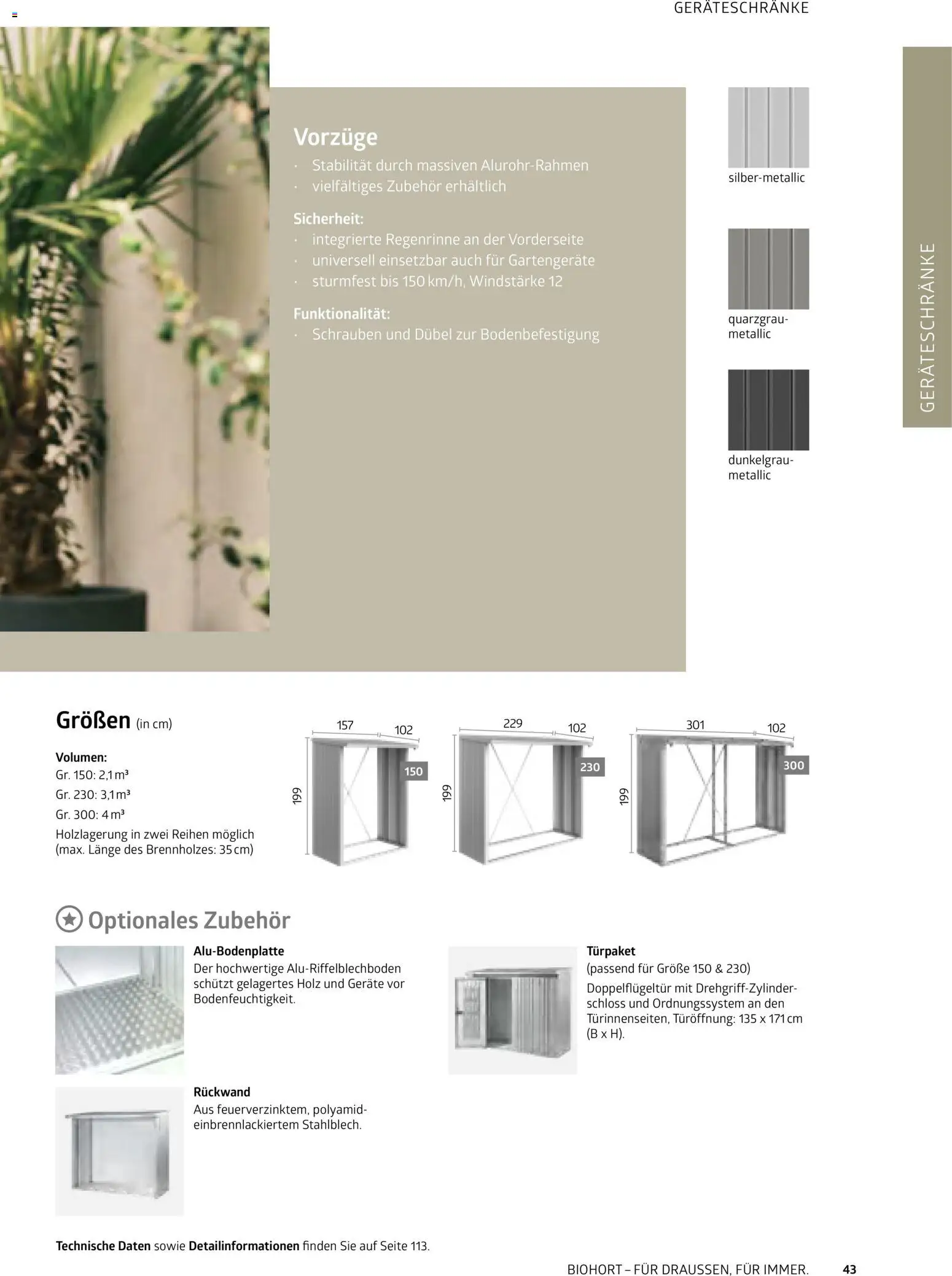 Dehner Biohort – Metall für Garten & Terrasse - Seite 43 - gültig ab 01.01.2026