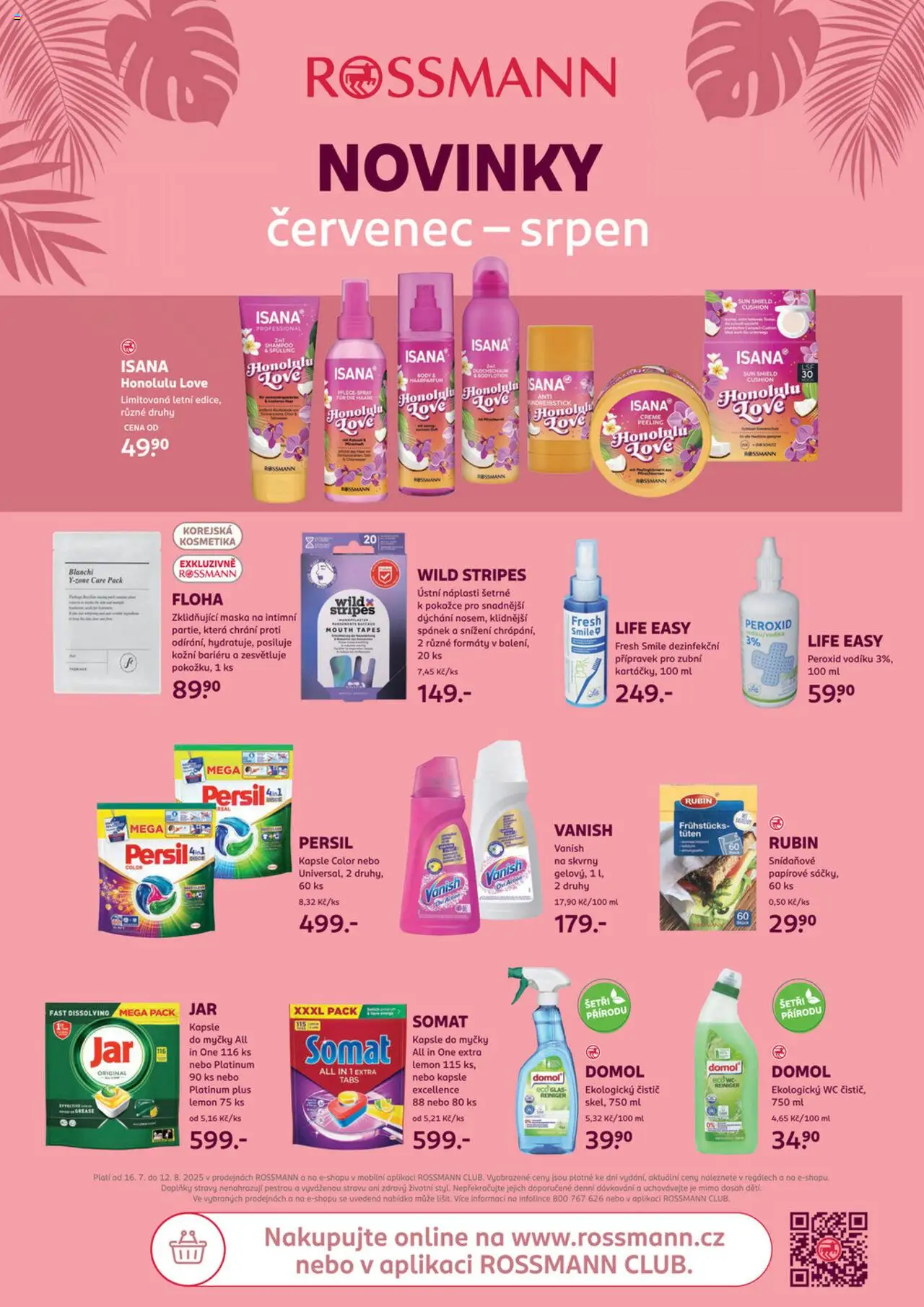 Rossmann leták - Novinky červenec - srpen - strana 2- platný od 16.07.2025