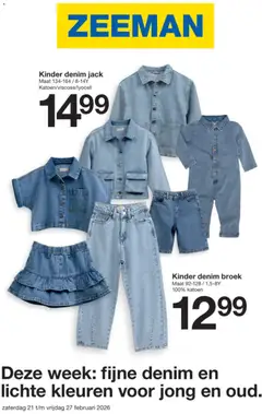 Zeeman folder geldig vanaf 21/02/2026