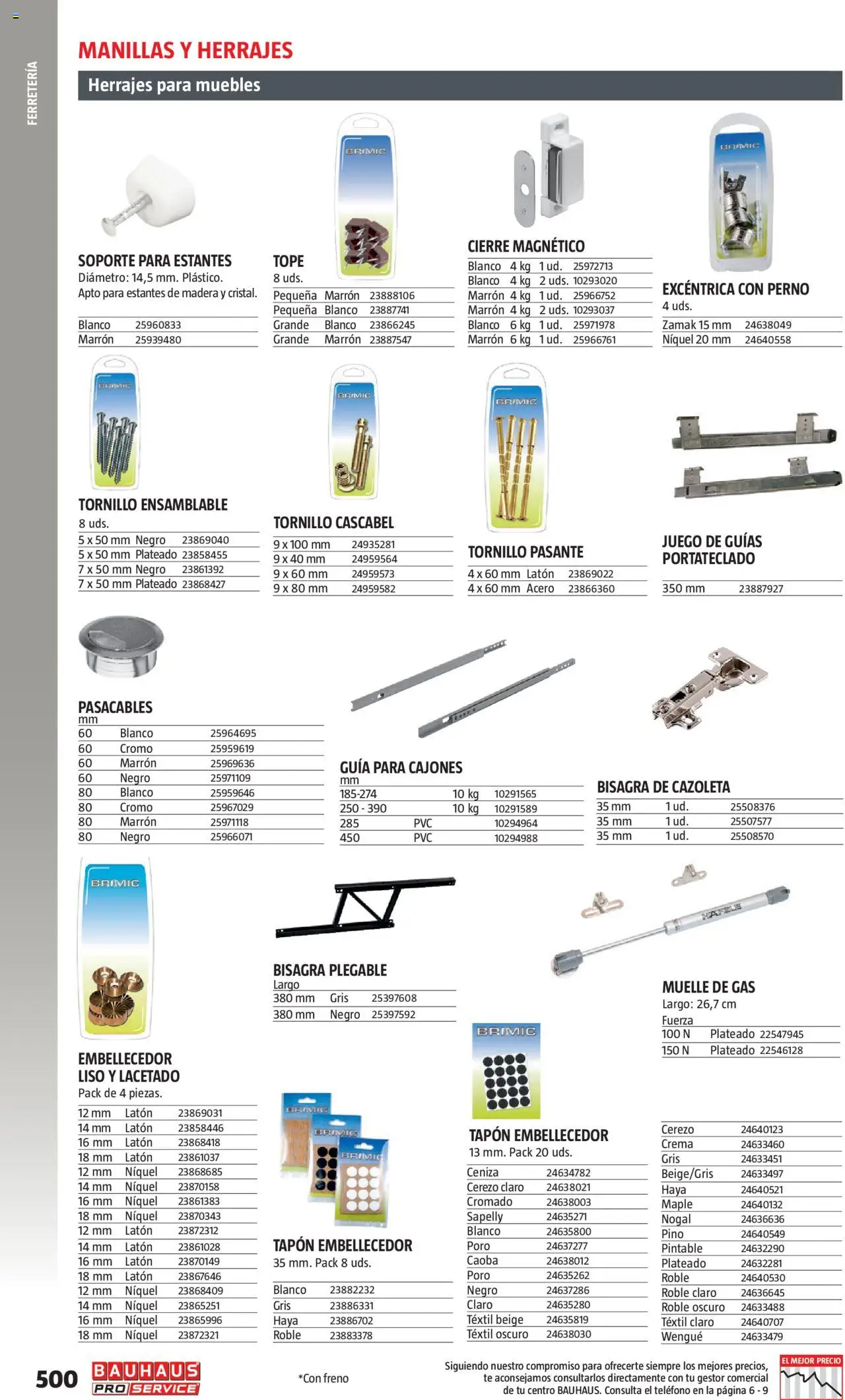 Bauhaus - ProService  - Página de 500 - Válido desde 24/02/2025