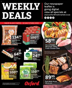 Preview Oxford Freshmarket Specials valid from 16/07/2025