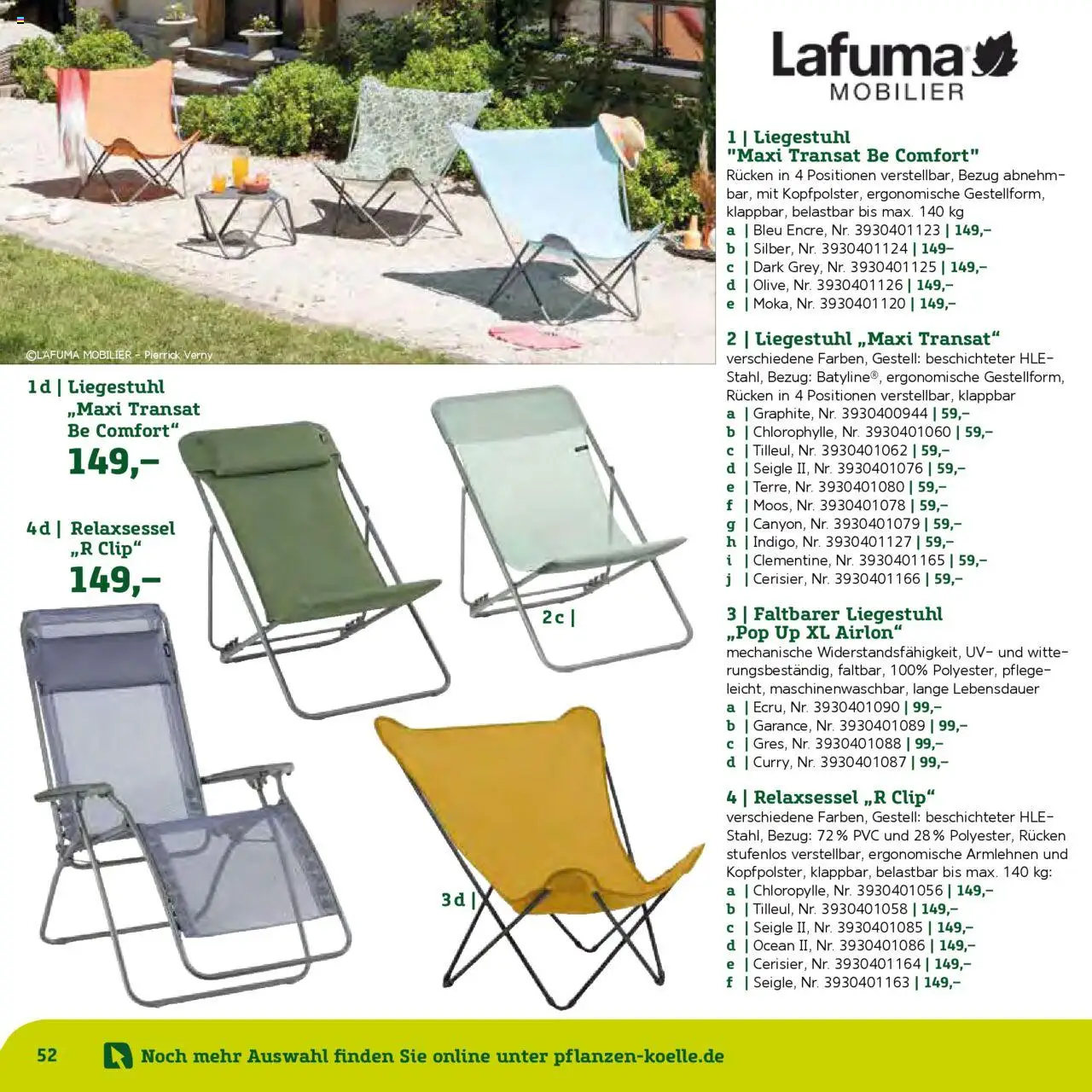 Pflanzen-Kölle Gartenmöbel Katalog 2025 - Seite 52 - gültig ab 22.01.2025