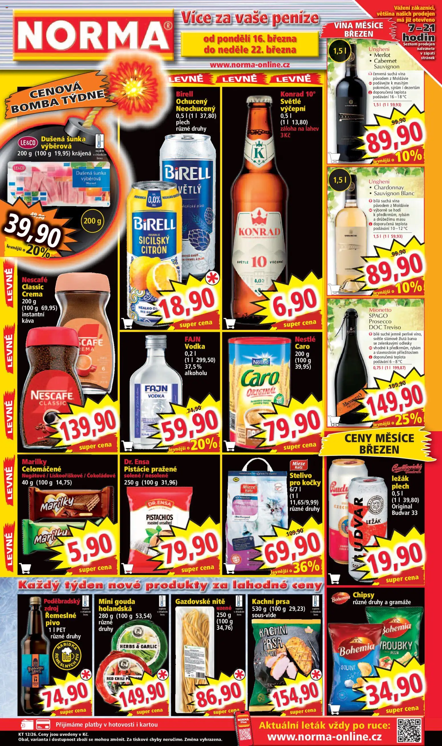 Norma leták - strana 1- platný od 16.03.2026