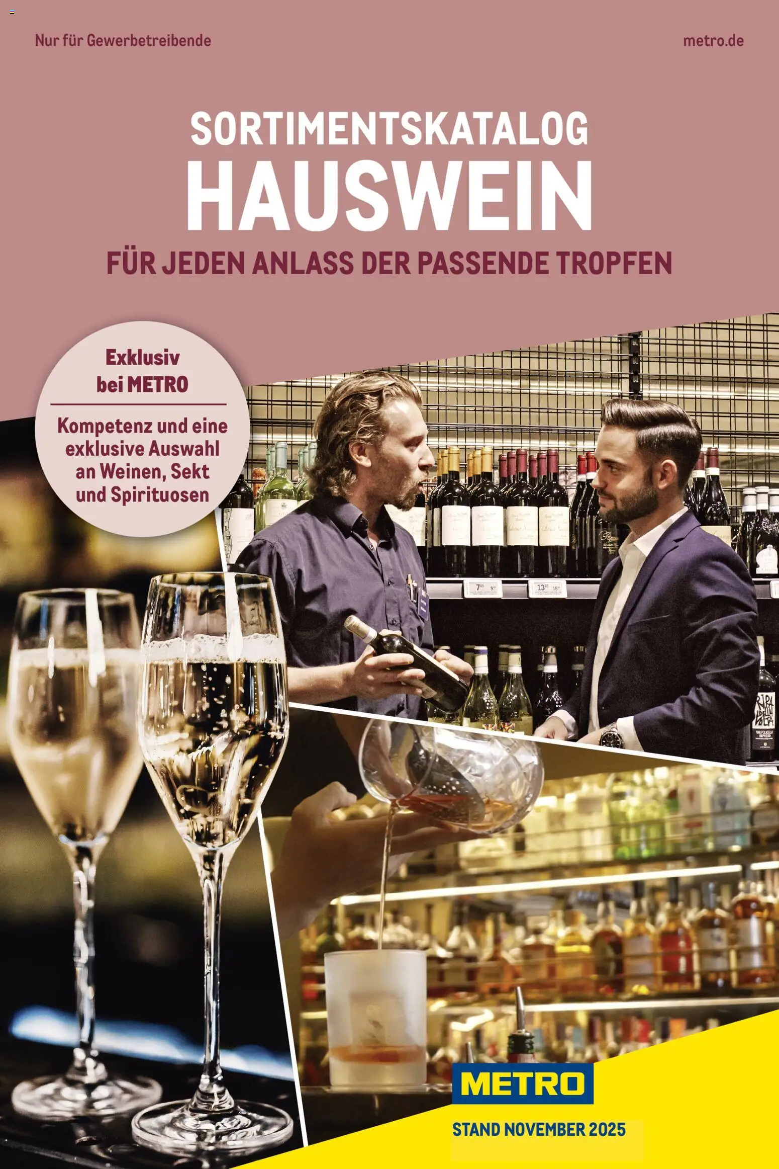 Metro - Hauswein-Katalog - Seite 1 - gültig ab 12.11.2025