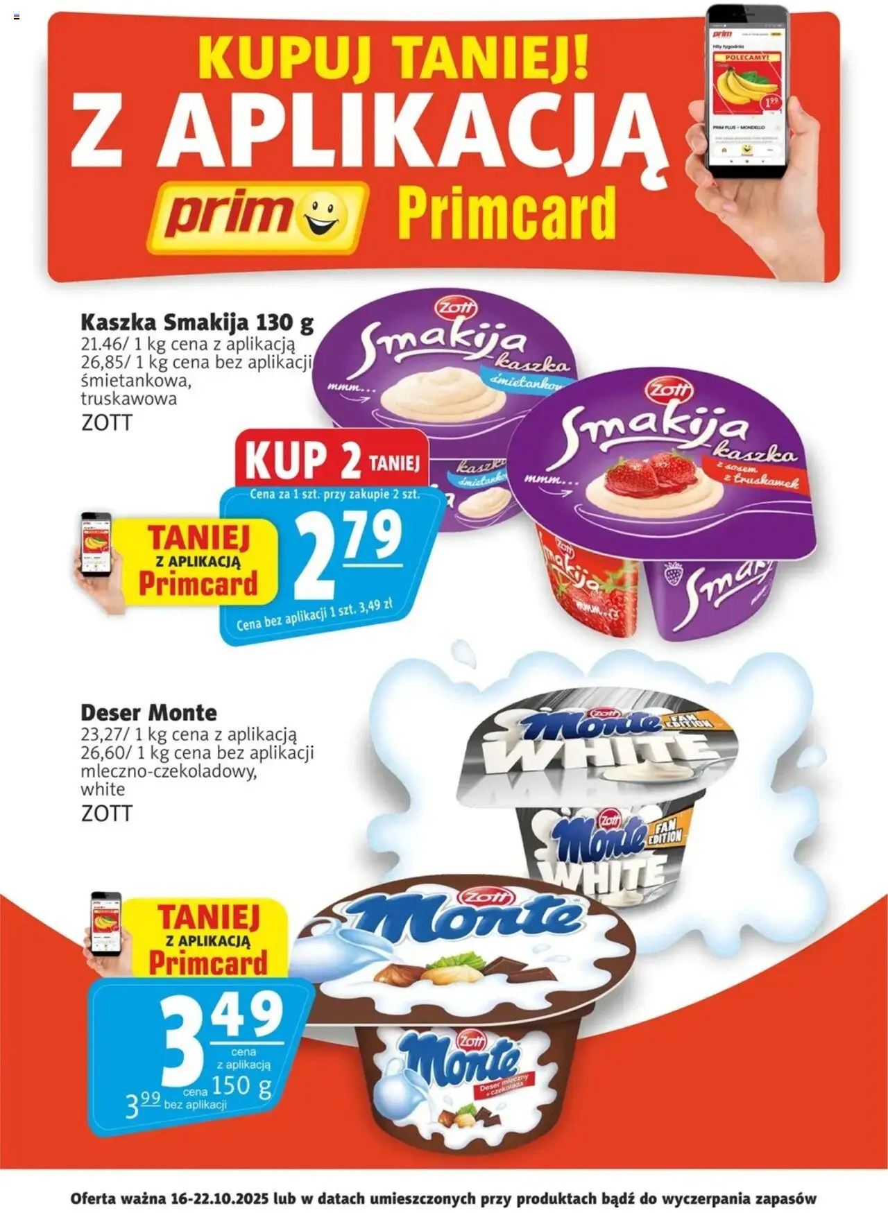 Prim Market Promocje - Primcard - strona 1- ważny od 16.10.2025