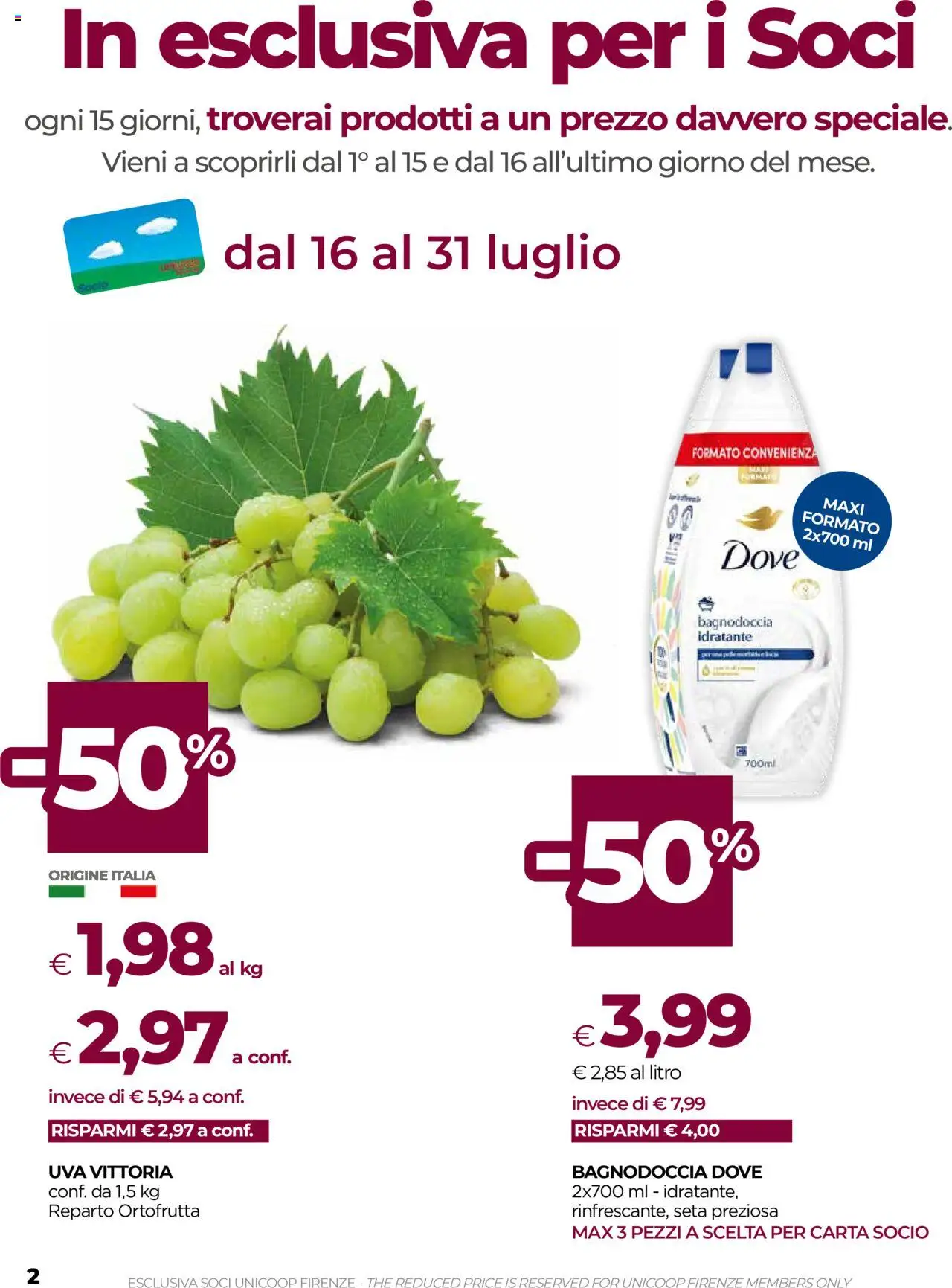 COOP Firenze catalogo - pagina 2 - valido dal 17/07/2025